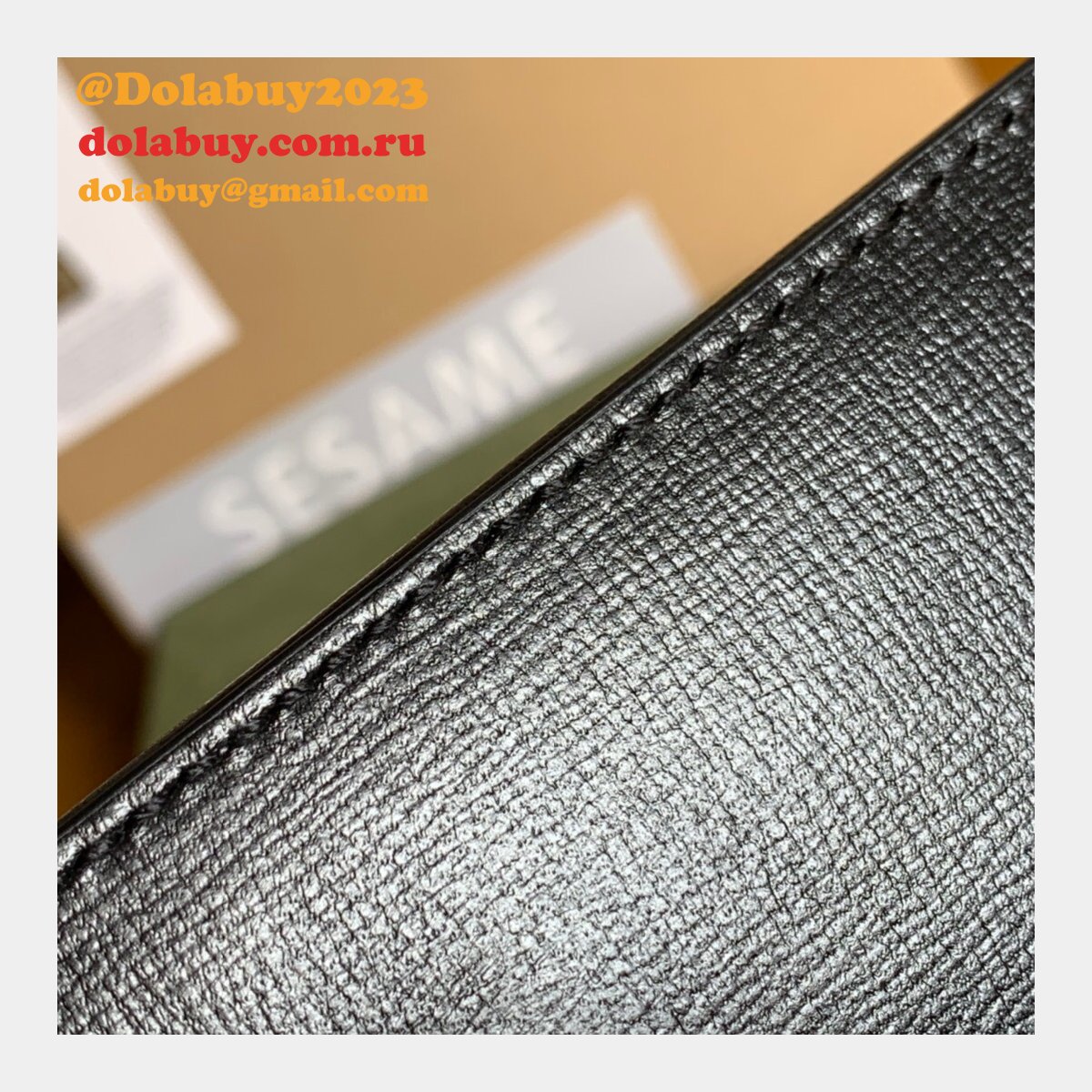 Gucci Top Quality Horsebit 1955 mini top handle 640716 black bag