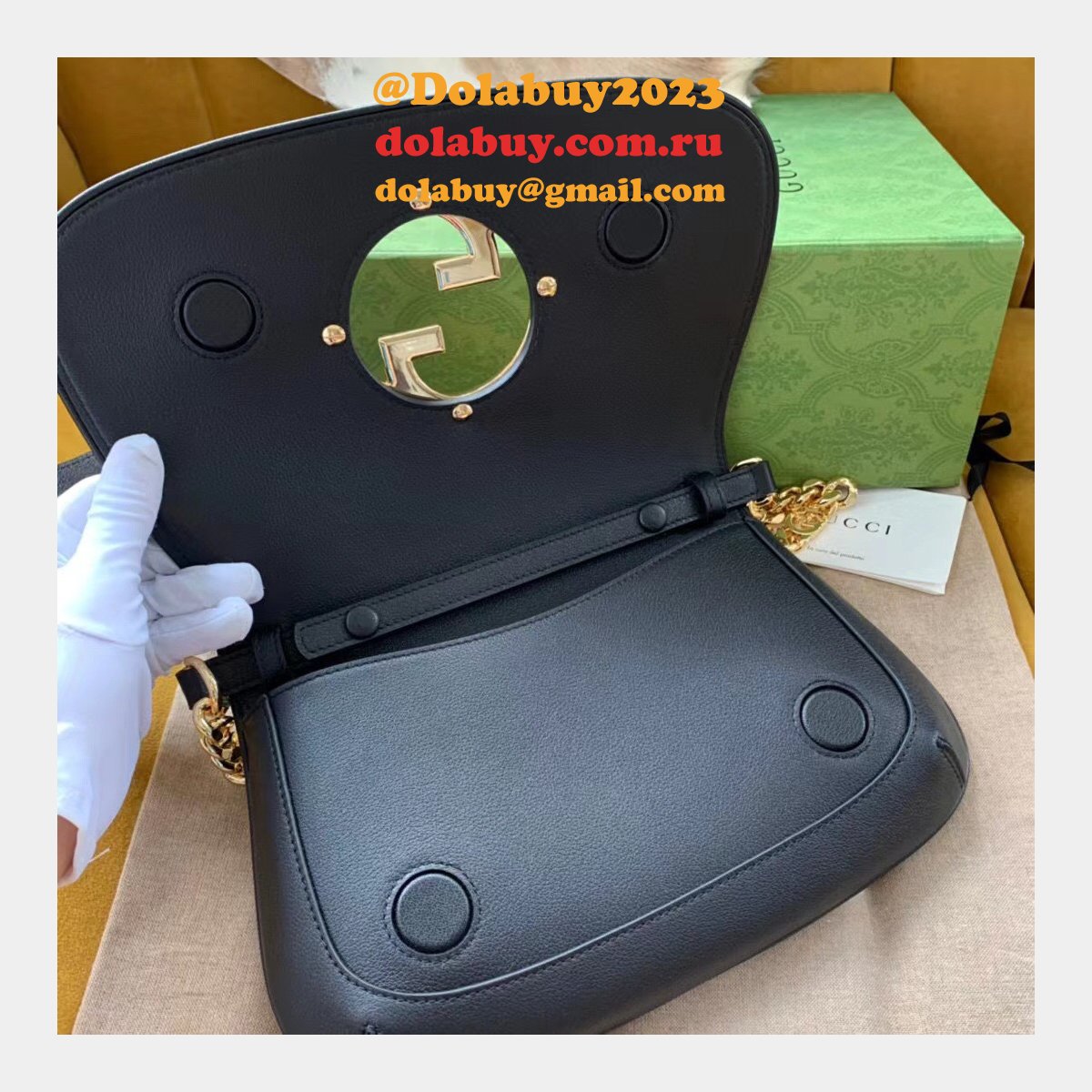 Leather Gucci Fake High Quality Blondie Shoulder 699268 Bag