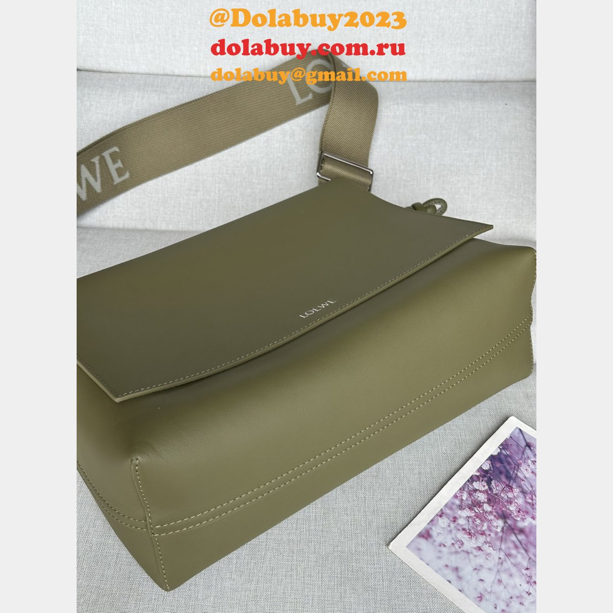 Best loewe Flamenco satchel Cheap Messenger Bag