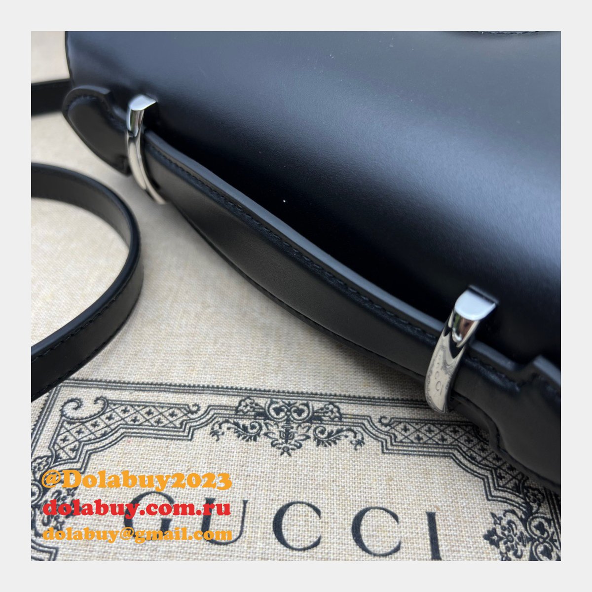 Petite GG Gucci 1:1 Mirror Shoulder 739722 Crossbody Fake Bag
