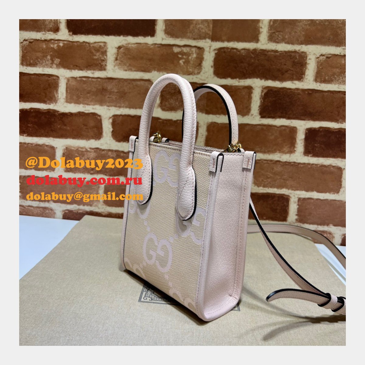 Gucci Perfect 671623 Tote Interlocking G Jumbo Fake bag