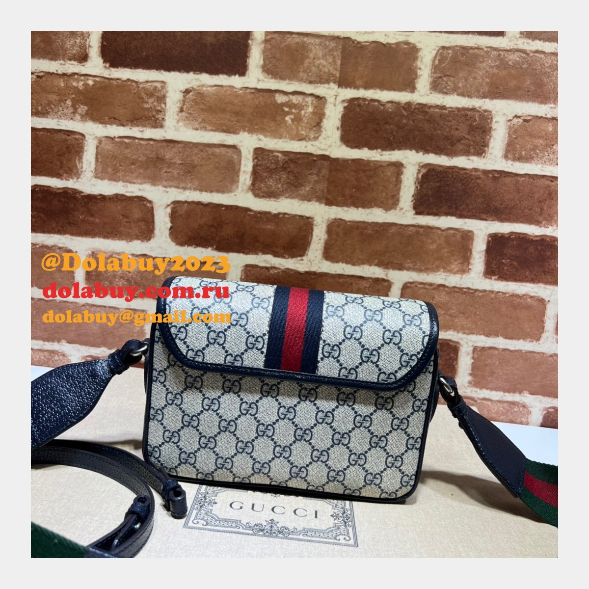 Designer Fake Ophidia Gucci 722117 Shoulder Bags Store