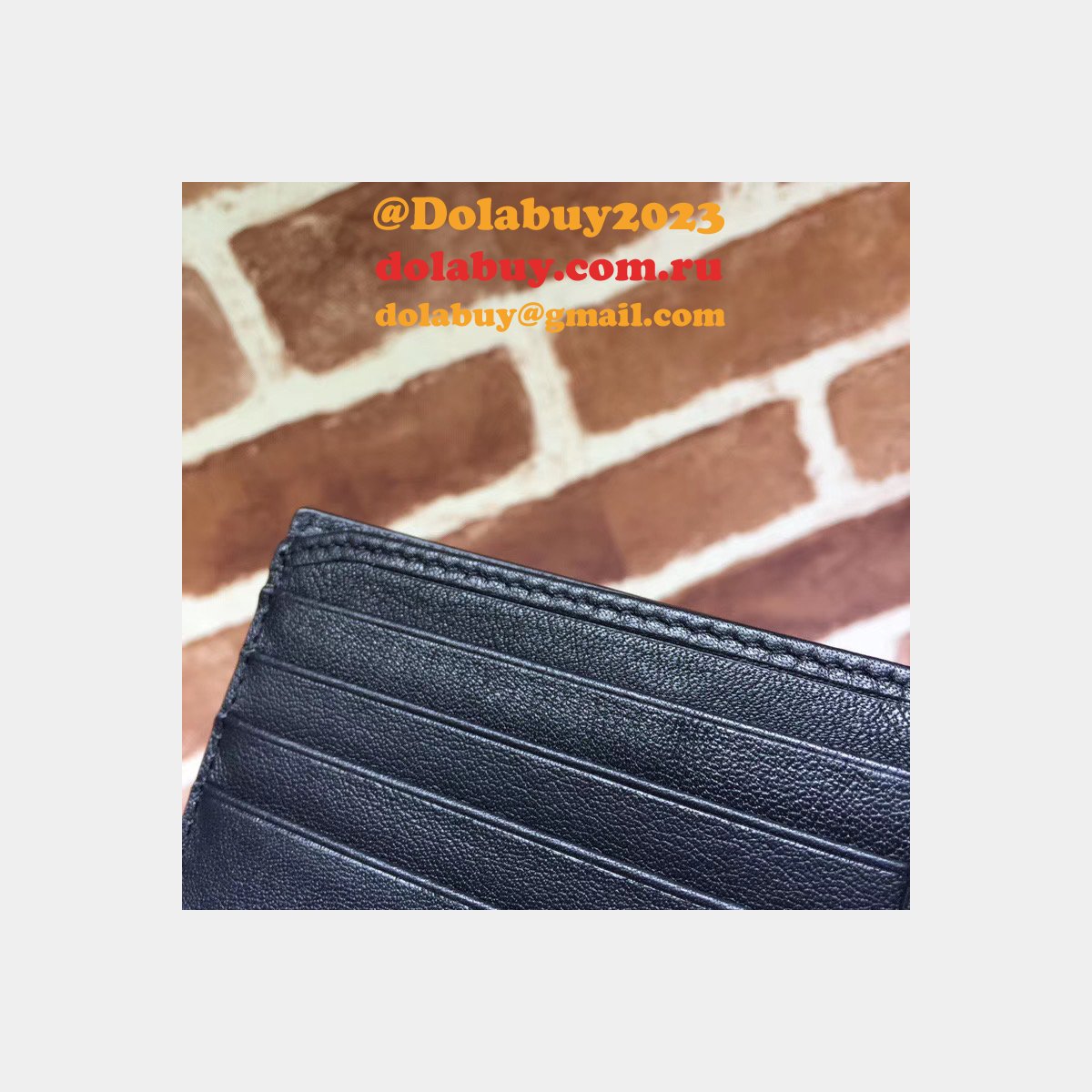 Top Quality Gucci Replica Black Gucci Signature 365466 Wallet