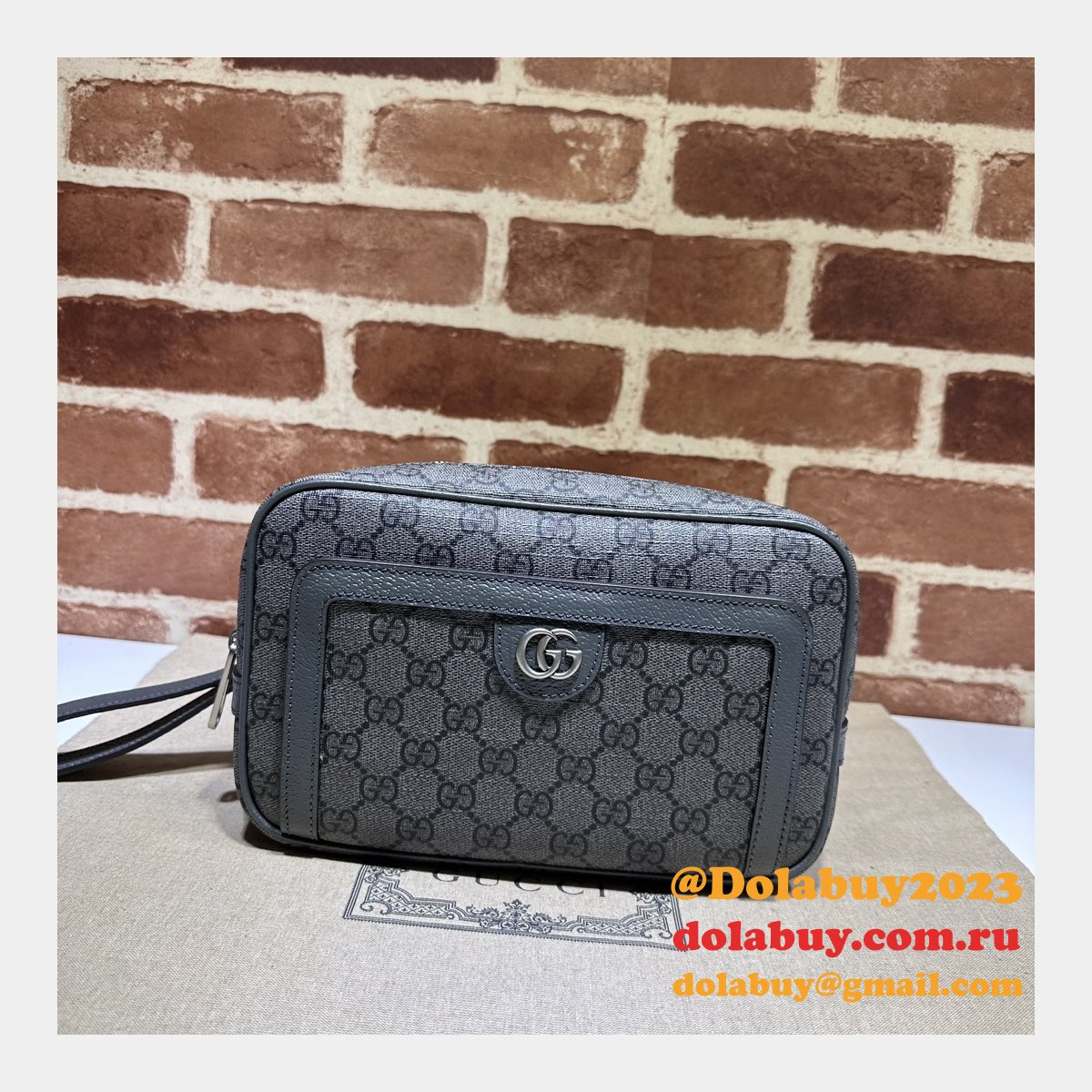 Wearable Wallets Fashion Gucci Replica Ophidia GG Pouch 760245 Bag