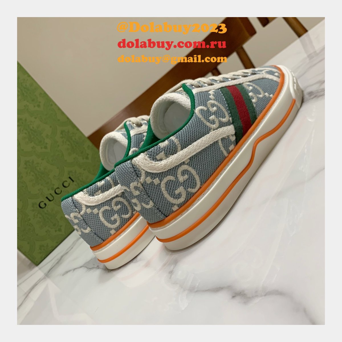 Duplicate Men/Women Best 1977 Gucci Replica High Quality Canvas Shoes