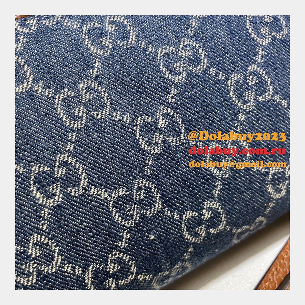 Gucci Replica 517350 Ophidia GG mini blue bag