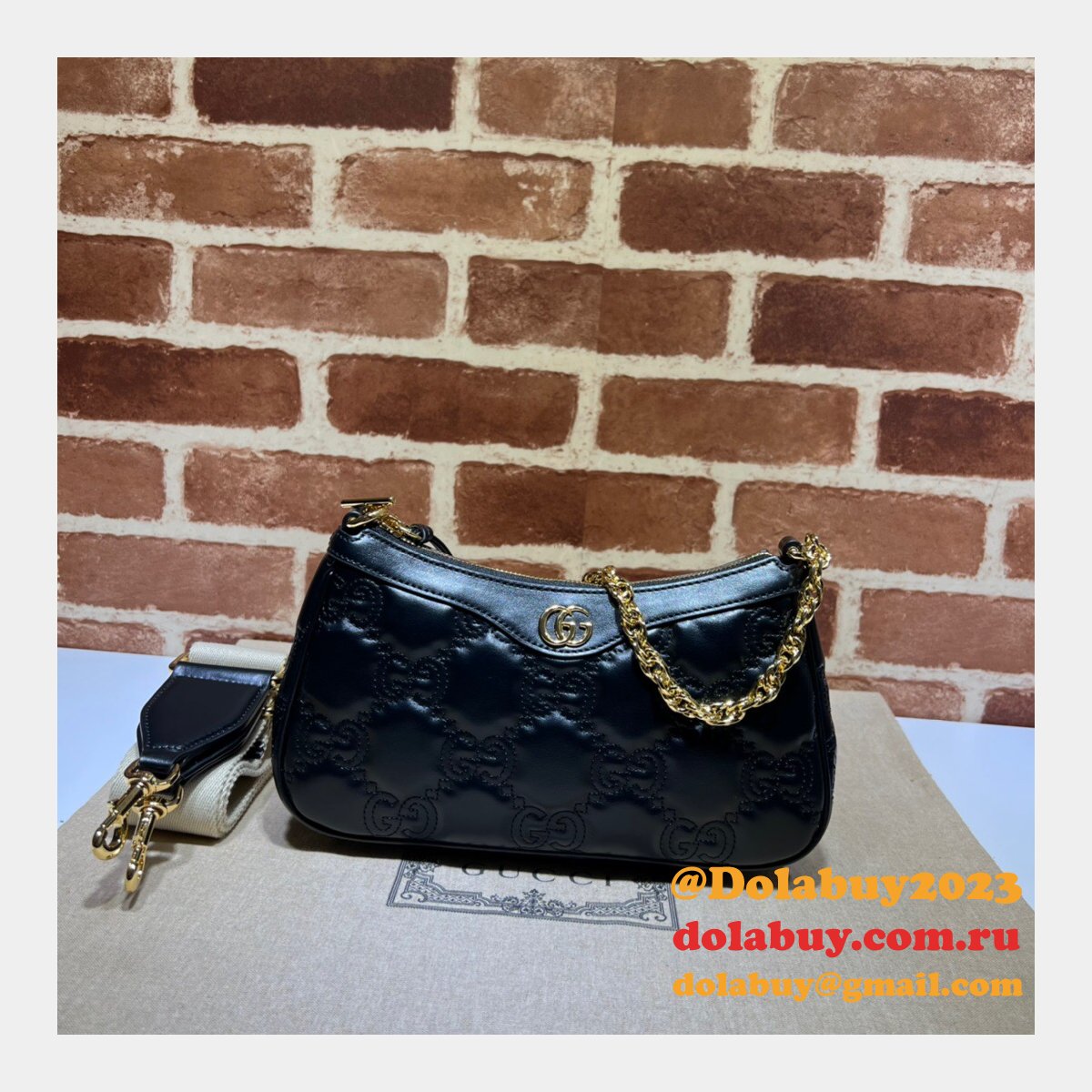 Best Gucci GG AAA+ Matelassé Luxury 735049 Handbag