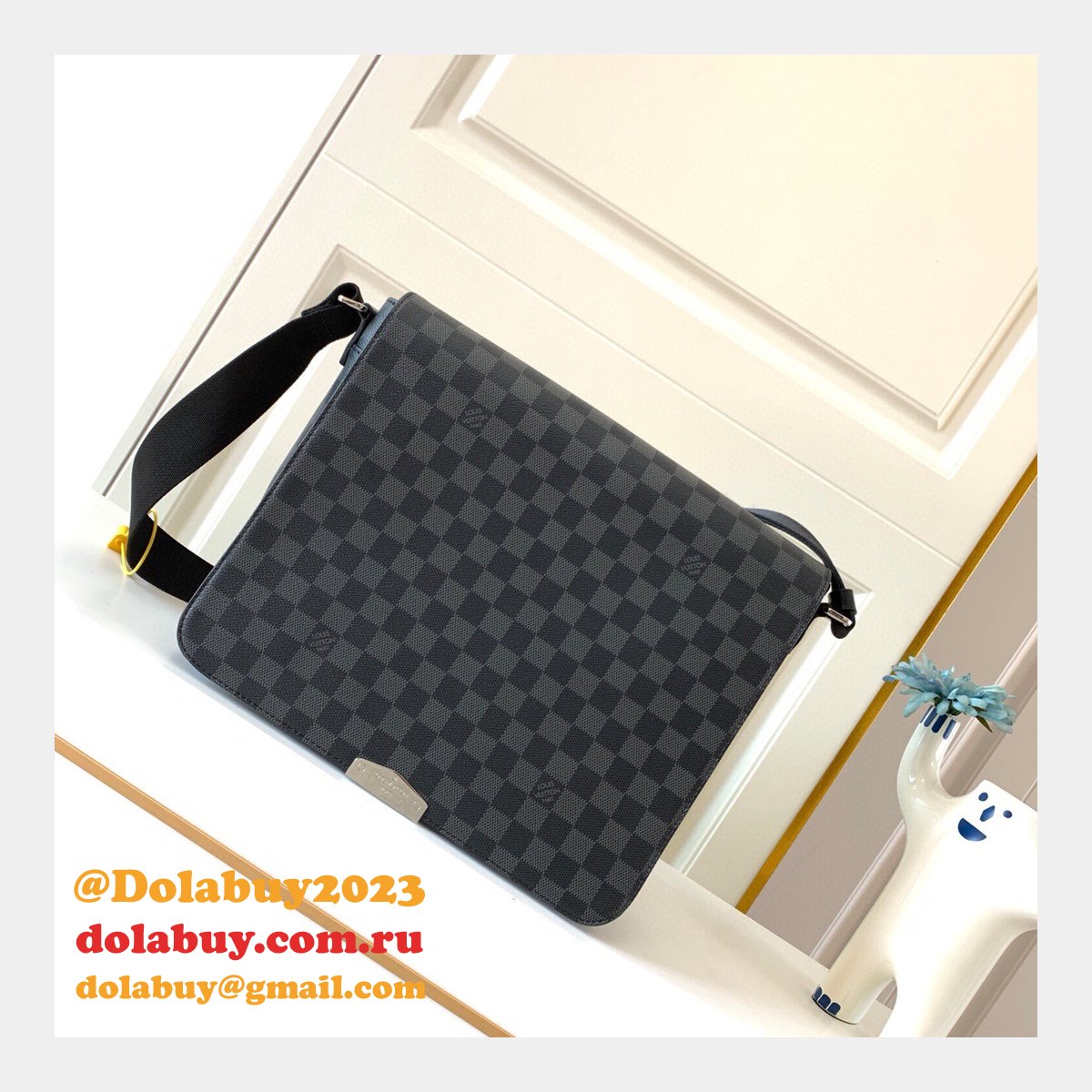 Louis Vuitton Luxury District MM Damier Graphite Canvas N40350 Greys