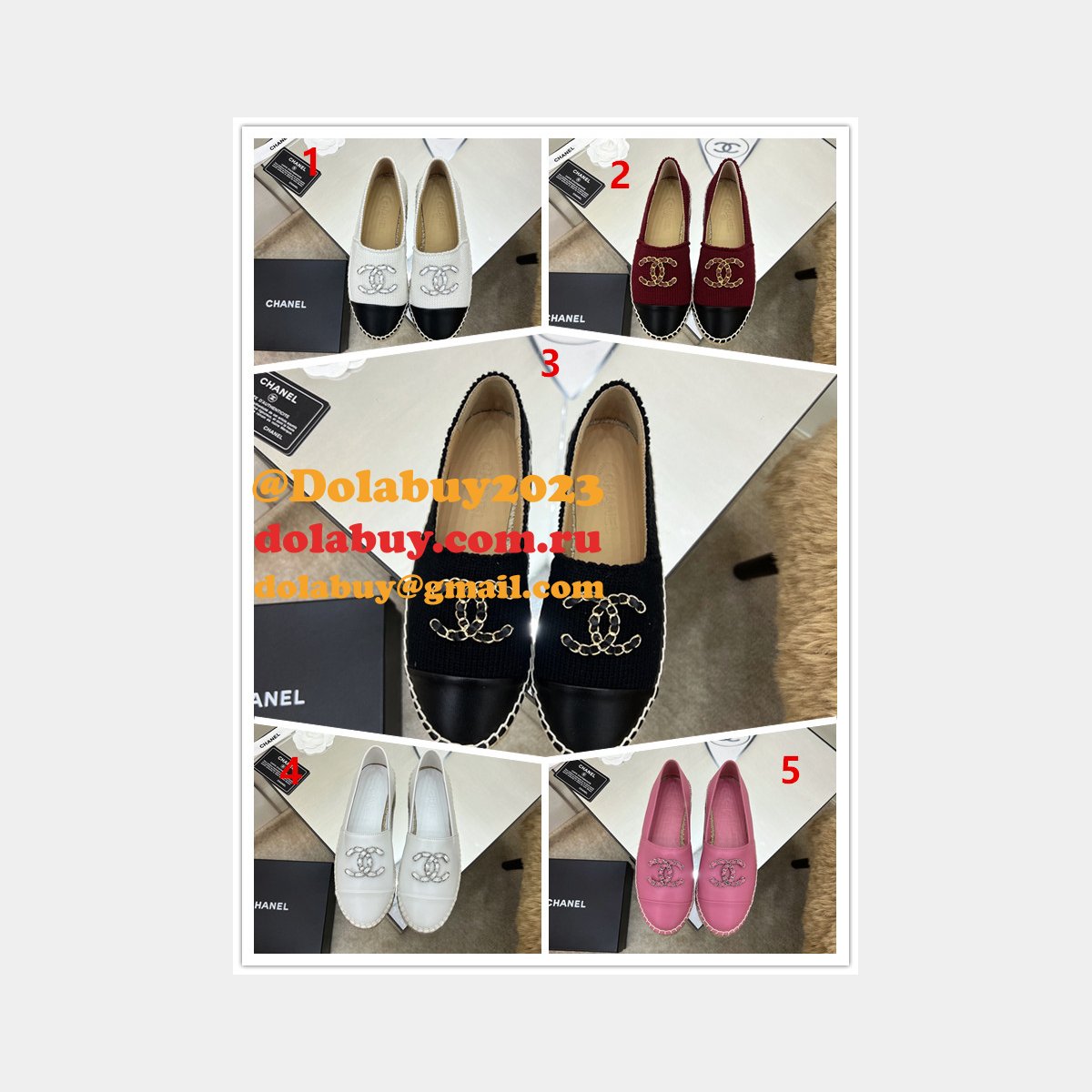 Duplicate CC Luxury ESPADRILLES SHOES