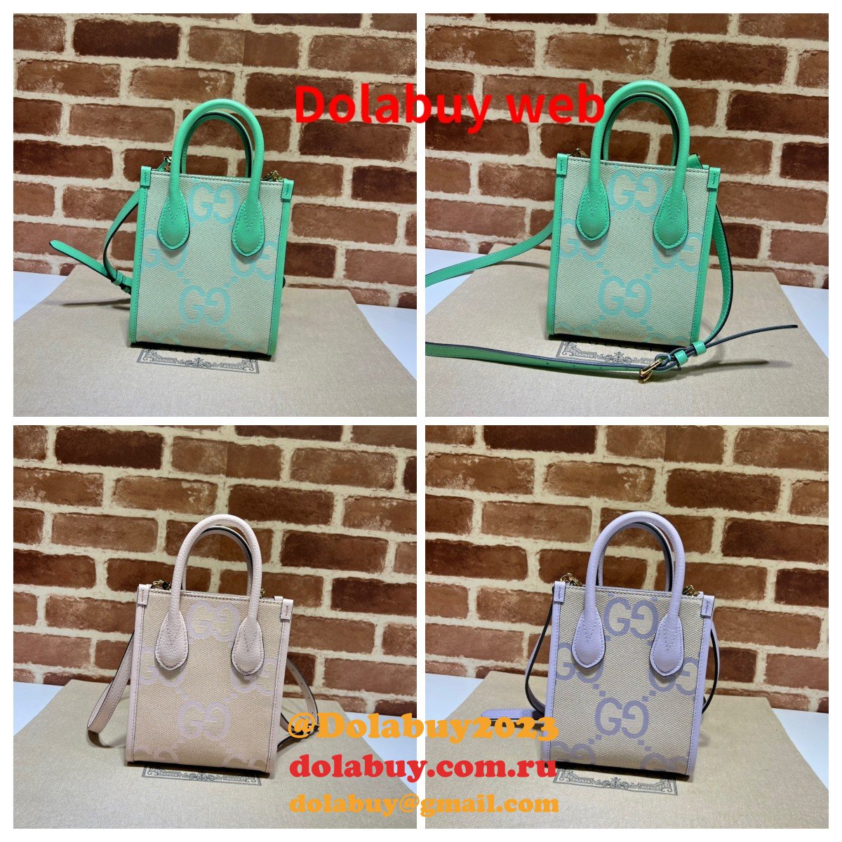 Gucci Perfect 671623 Tote Interlocking G Jumbo Fake bag