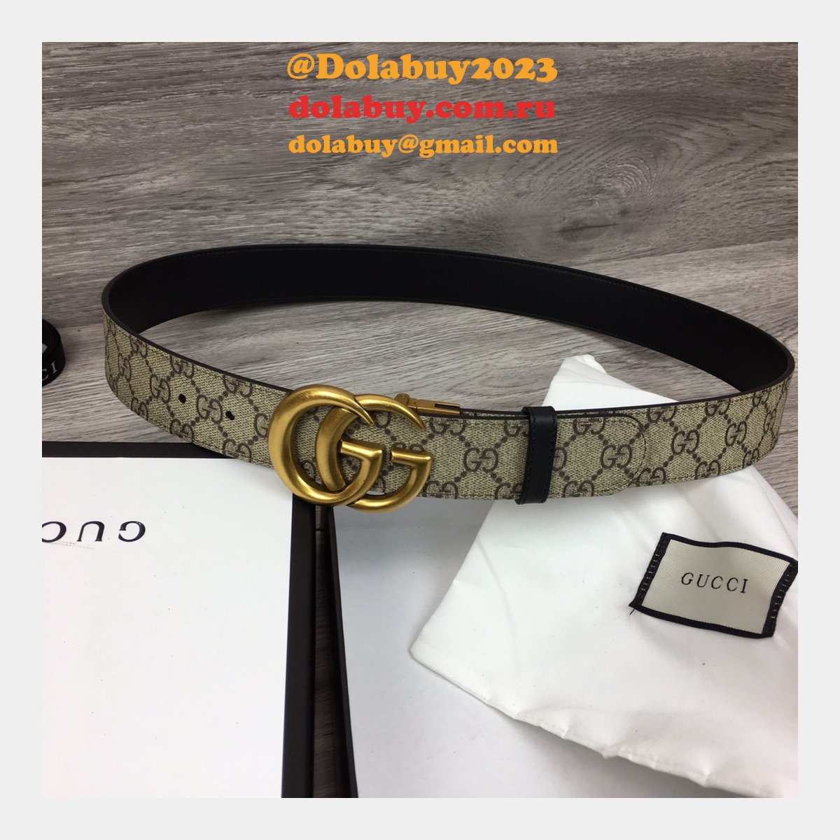 Gucci Belt With Double G Buckle 38mm Fashion
