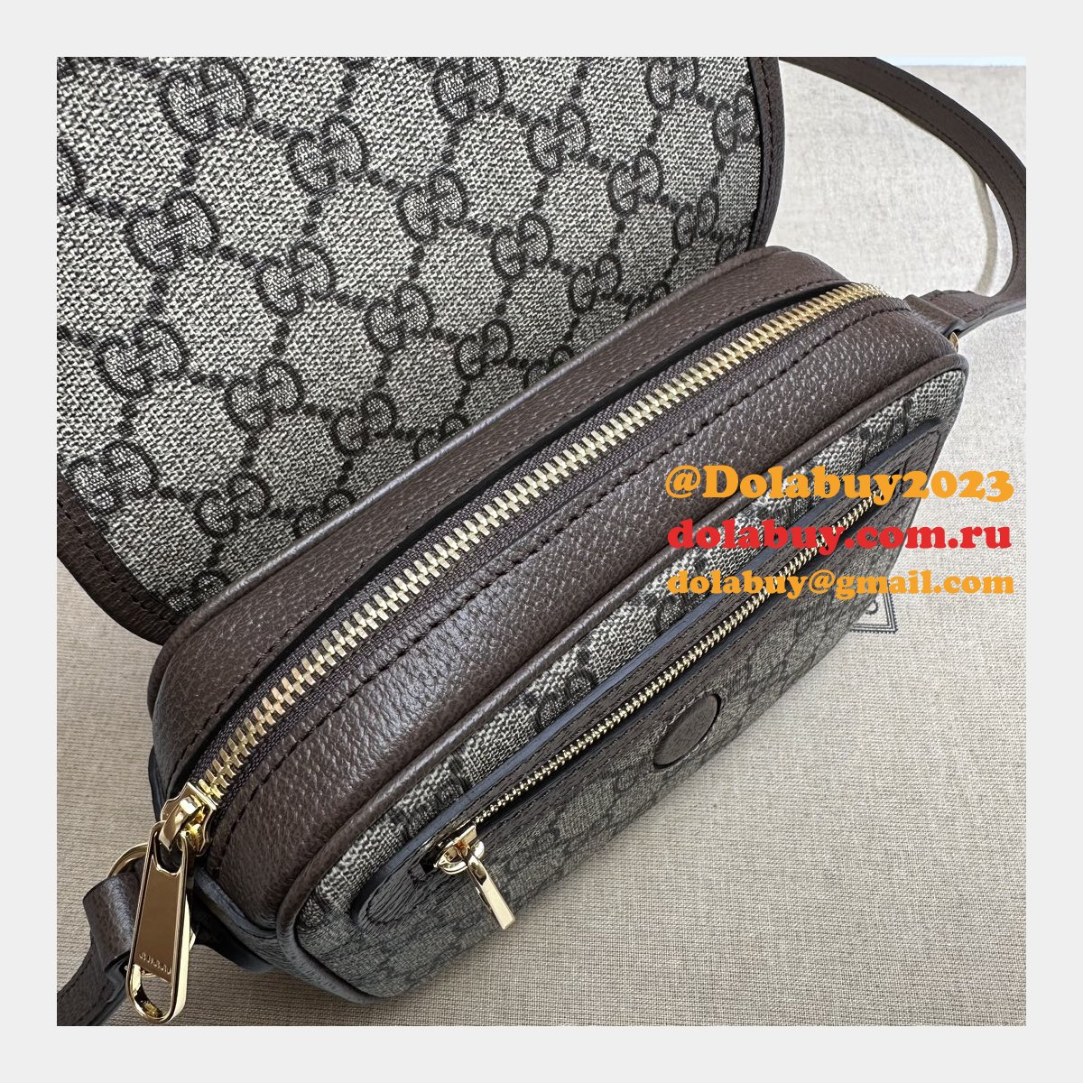Ophidia 772239 1:1 Mirror GG Gucci Shoulder Knockoff Bag