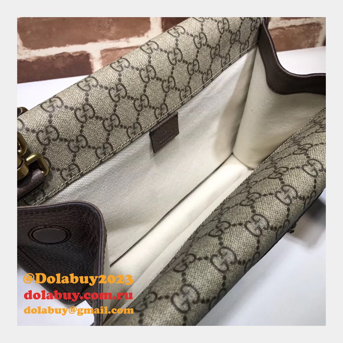Gucci Best Top Quality GG Supreme messenger 495654 Bag