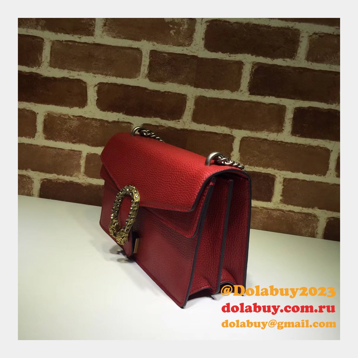 Fashion Gucci Replica Dionysus small GG shoulder 400249 bag