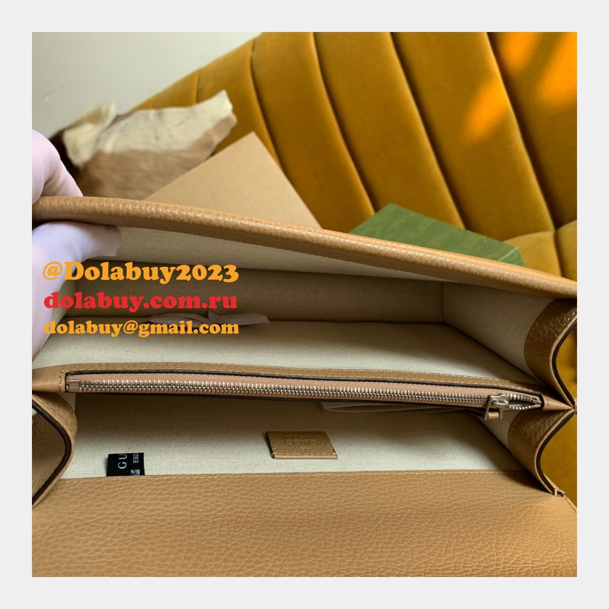 Best Gucci Replica 400249 Dionysus GG Shoulder Brown Bag