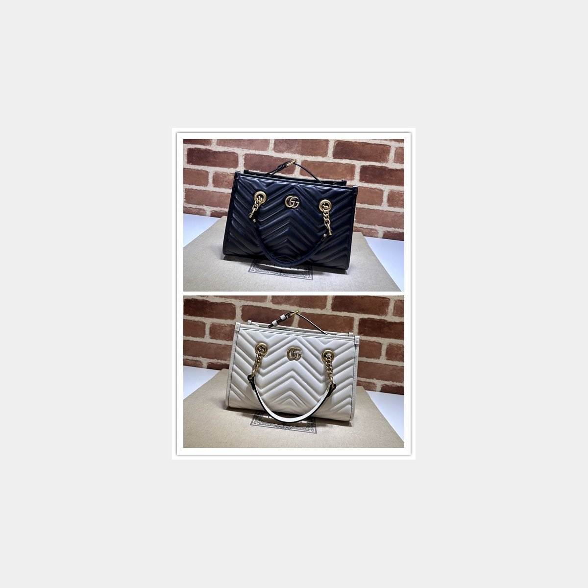 Top Quality gucci GG Marmont SMALL TOTE BAG