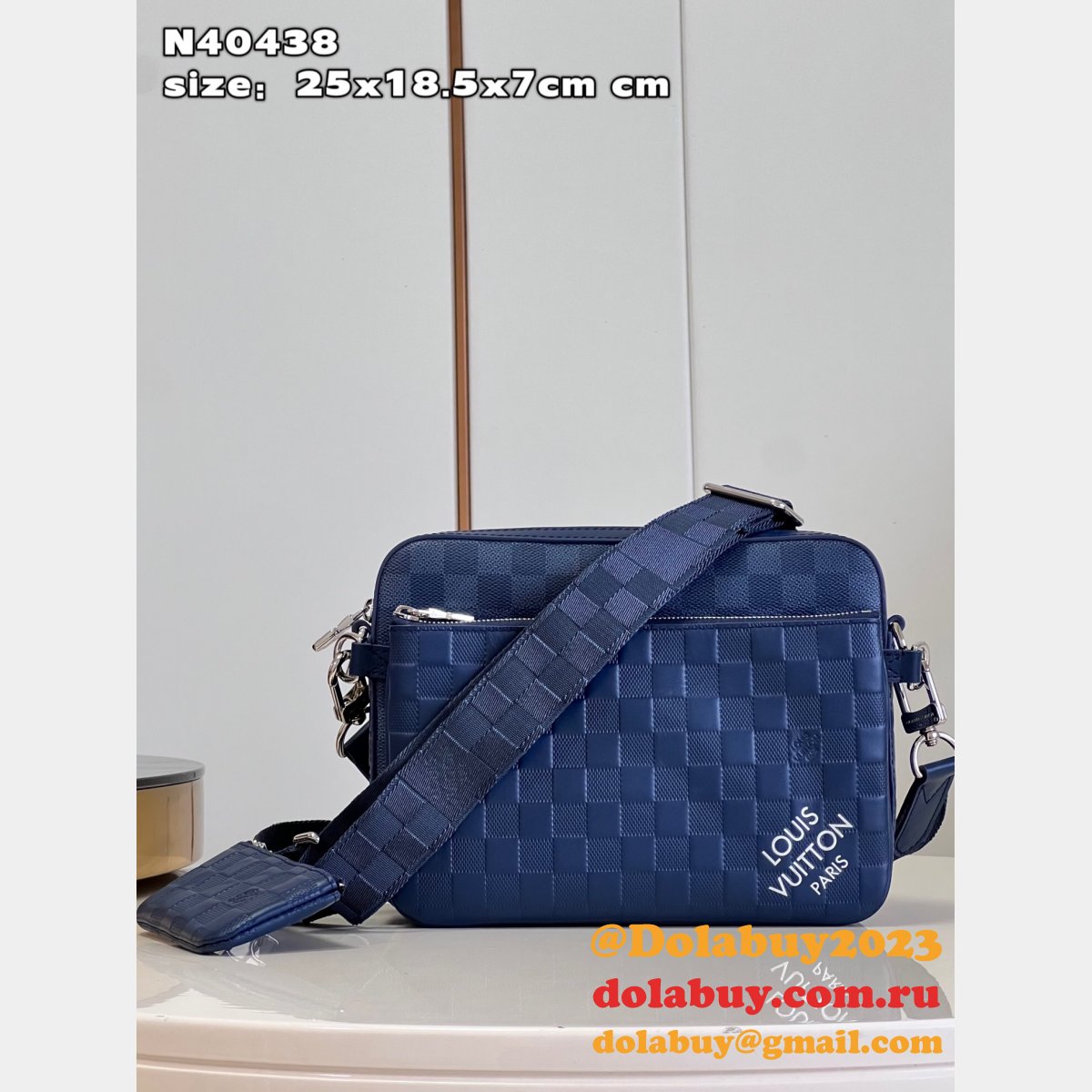 Louis Vuitton Trio Messenger Damier Infini Wholesale Men N40438 Bags
