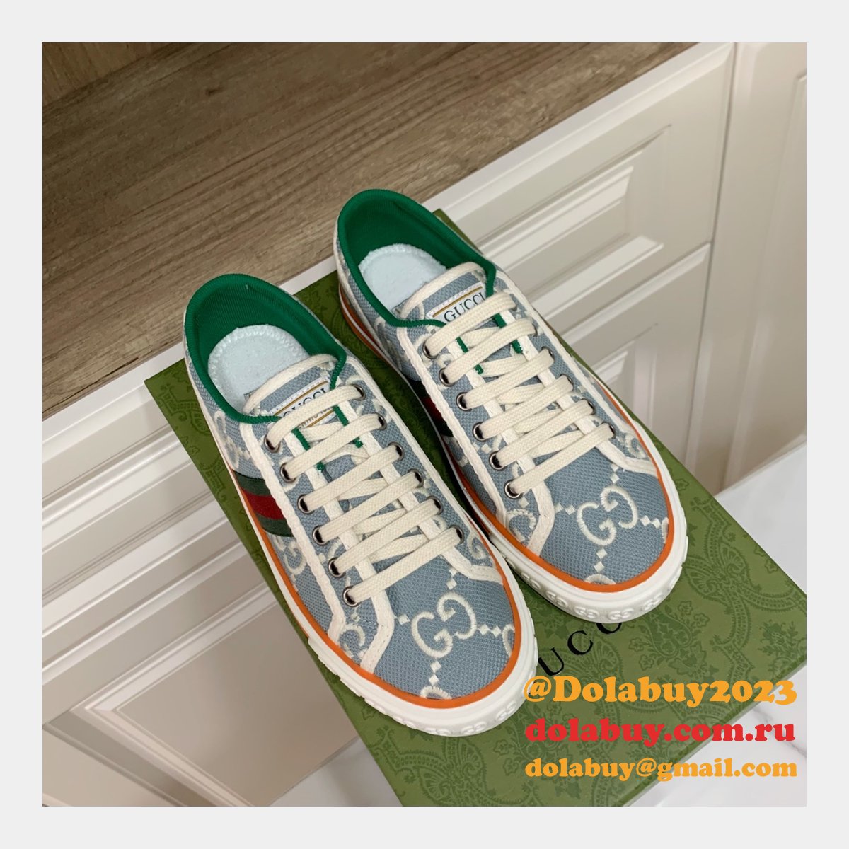Duplicate Men/Women Best 1977 Gucci Replica High Quality Canvas Shoes