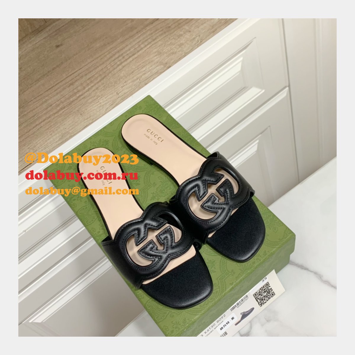 Replica Gucci Designer Shoes Outlet Flat Slippers Sale
