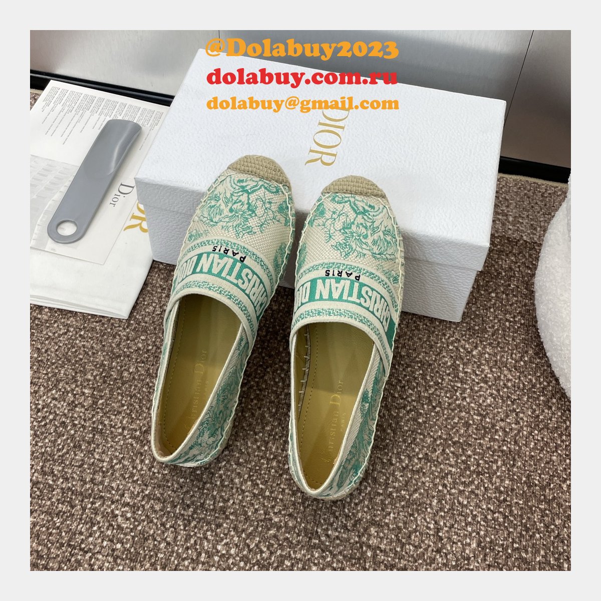Wholesale Fashion Dior Granville Espadrille