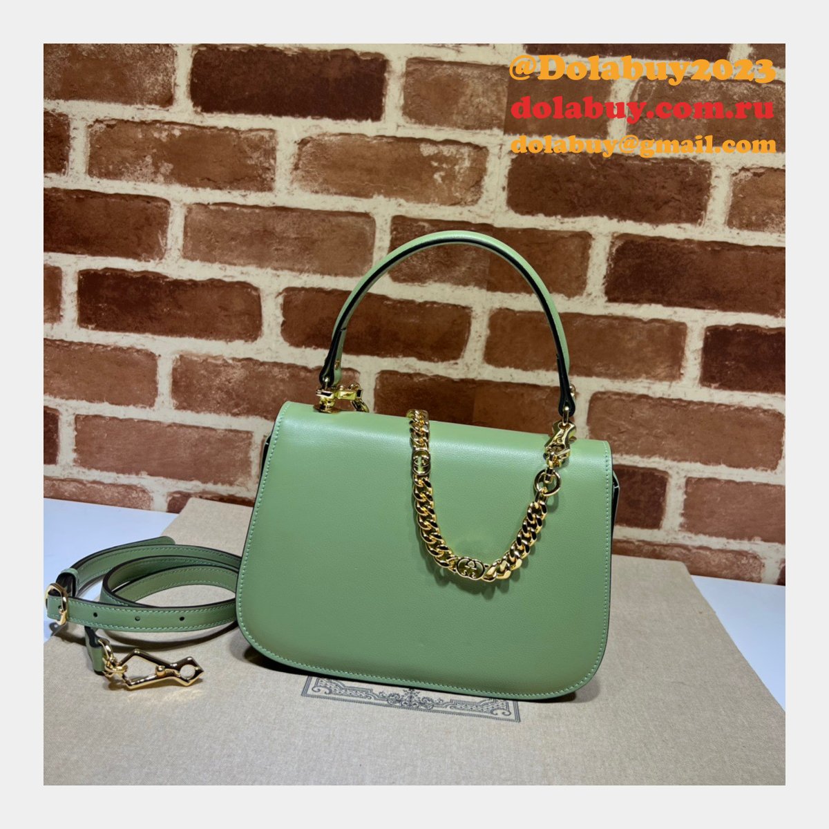 High Quality Gucci Blondie Top-handle 735101 Designer Bag