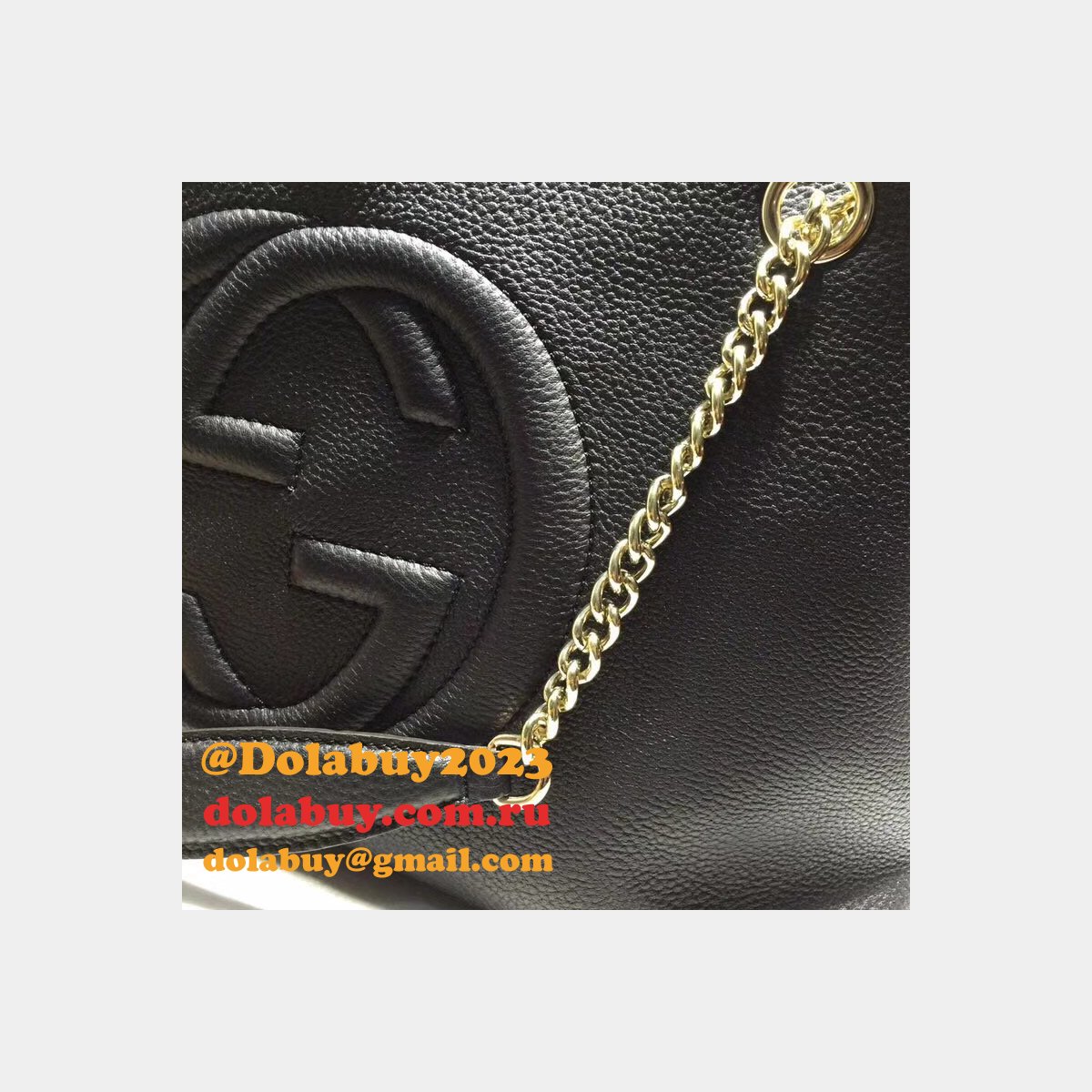 7 Star Gucci Replica Soho leather shoulder 308982 bag