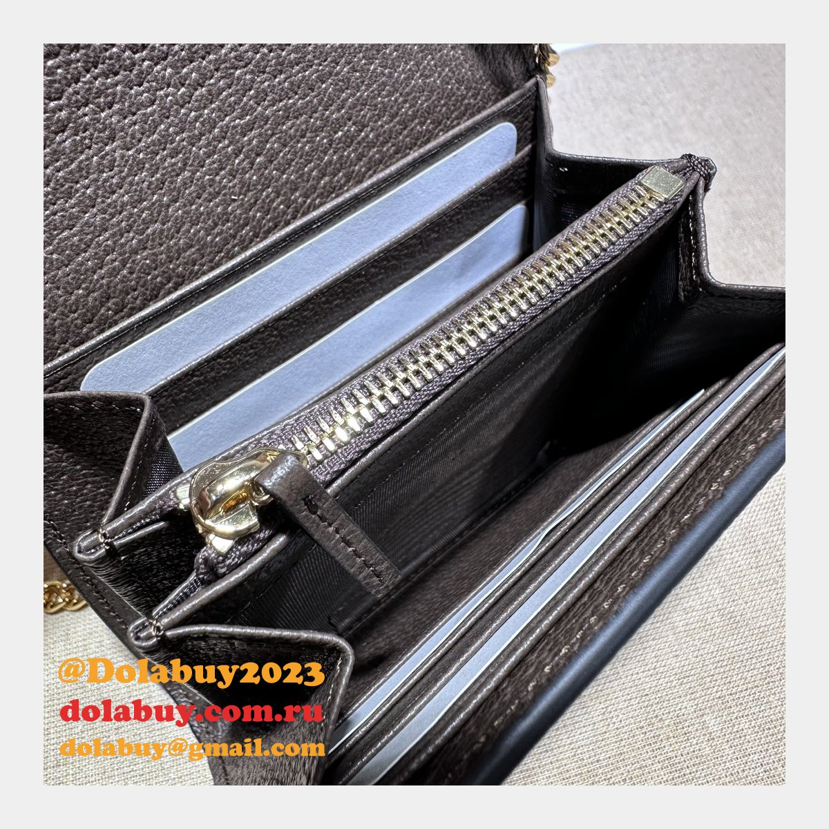 Designer Gucci Replica 725219 Blondie Chain Wallet UK Bag