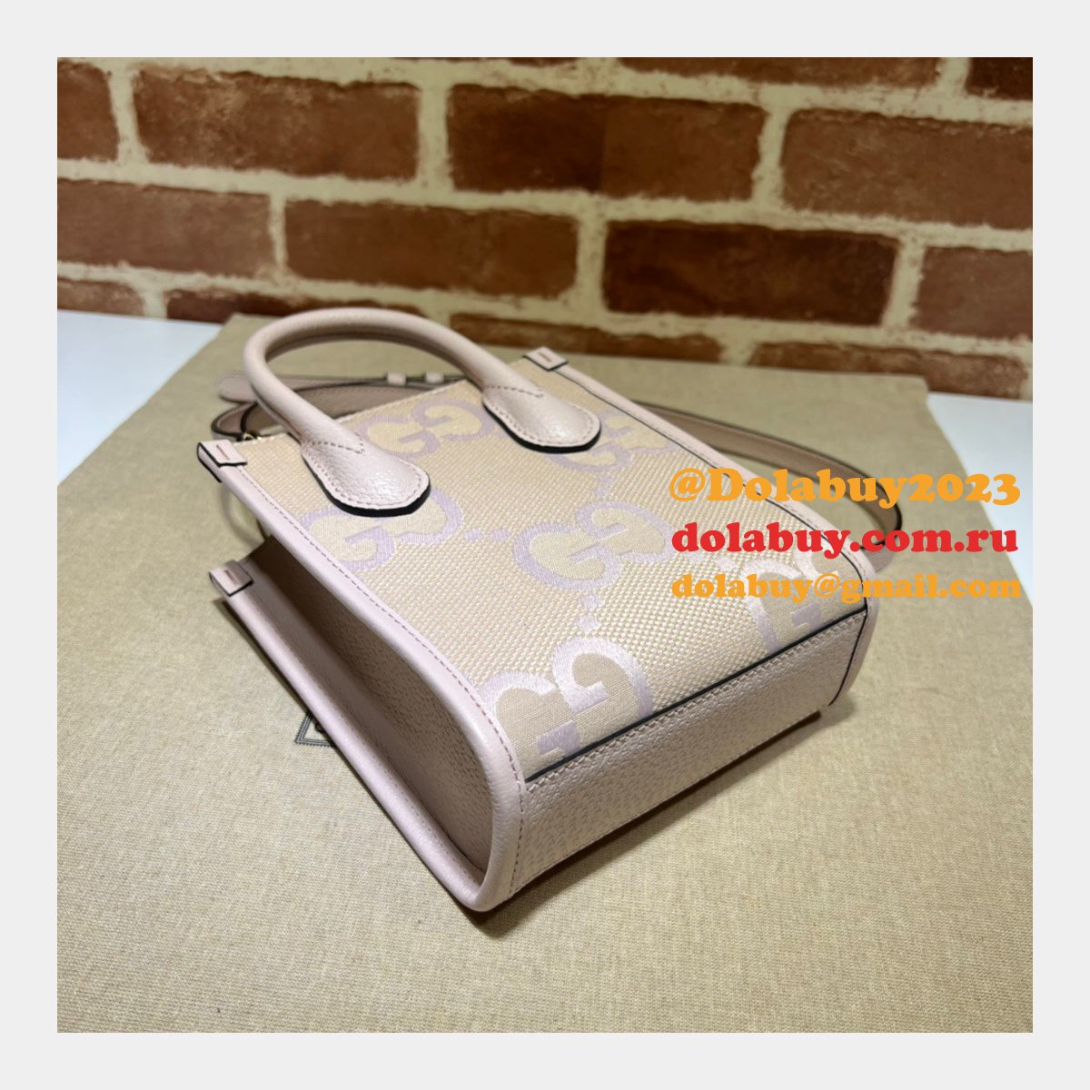 Gucci Perfect 671623 Tote Interlocking G Jumbo Fake bag