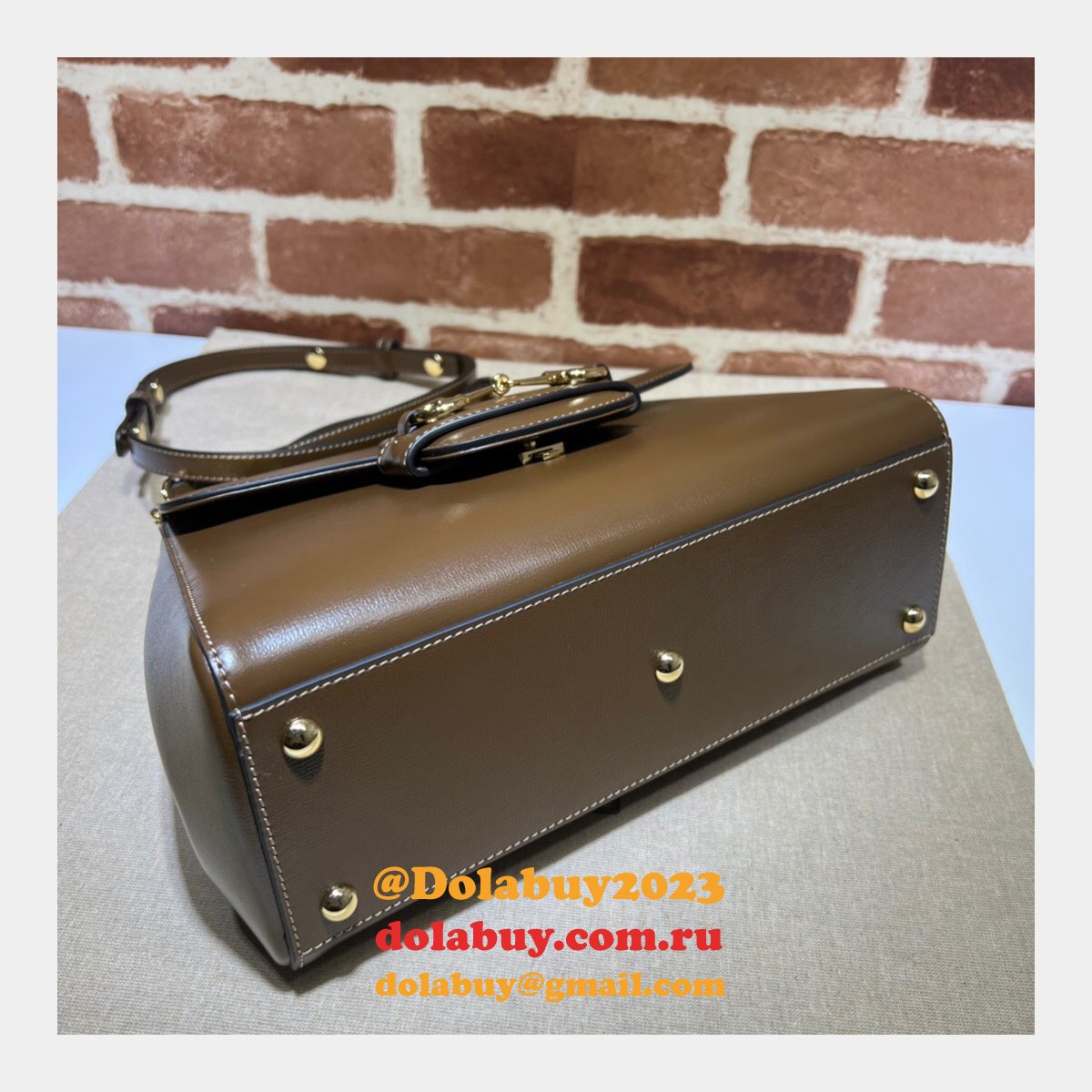 Gucci 702049 First Copy Horsebit 1955 Top Handle Bags