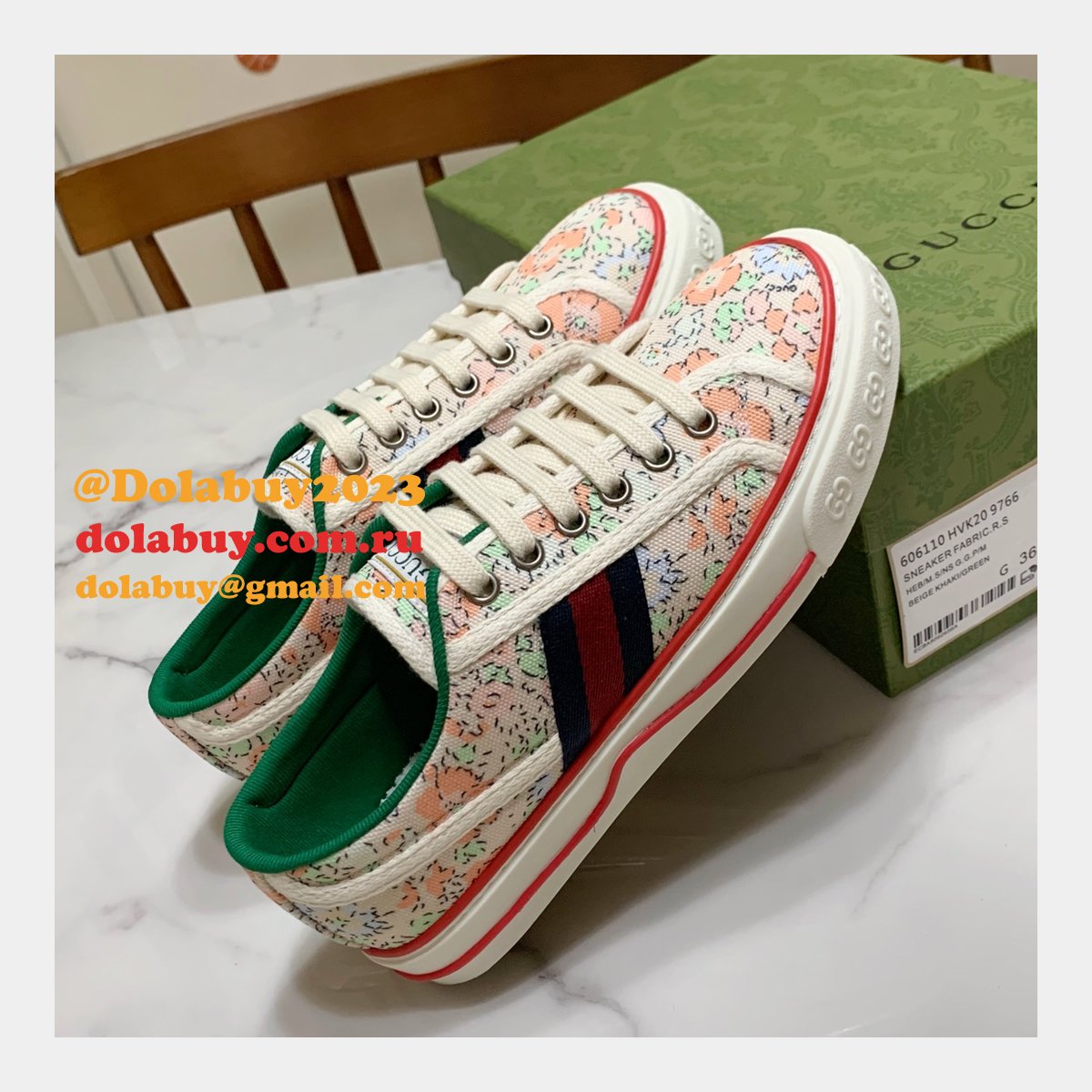 Duplicate Men/Women Best 1977 Gucci Replica High Quality Canvas Shoes