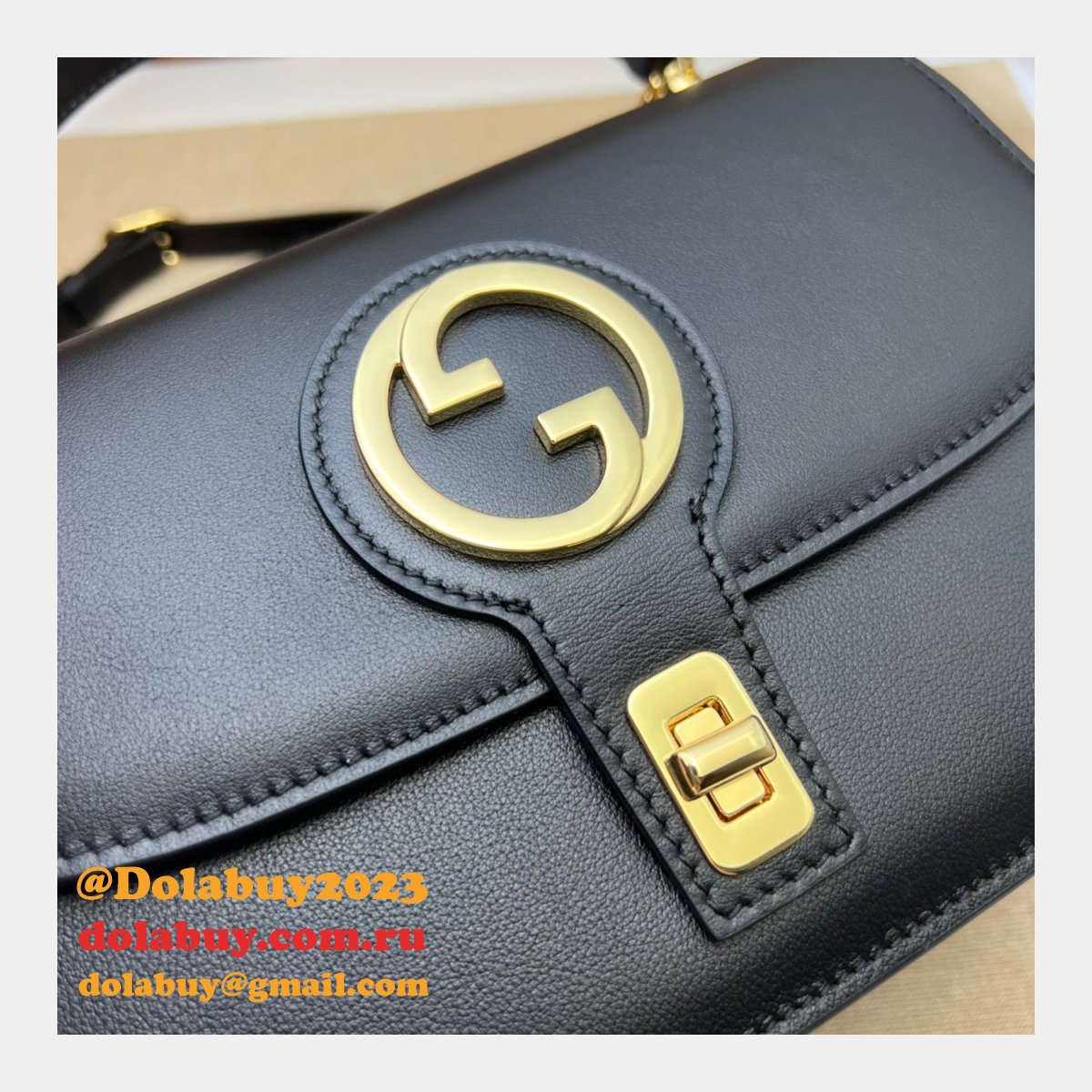 High Quality Gucci Blondie Top-handle 735101 Designer Bag