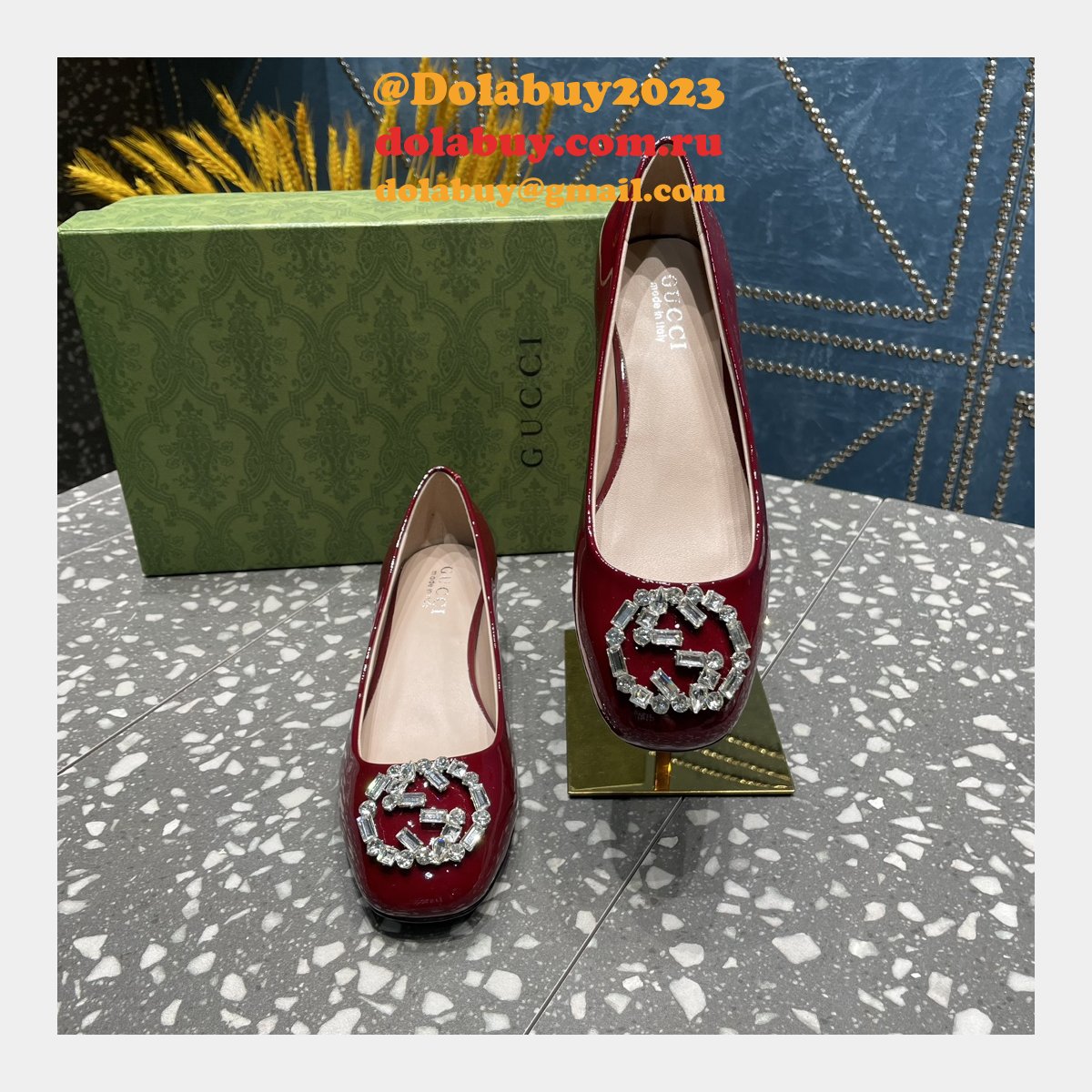 Luxury 1:1 Gucci Classic For Women Replica Shoes