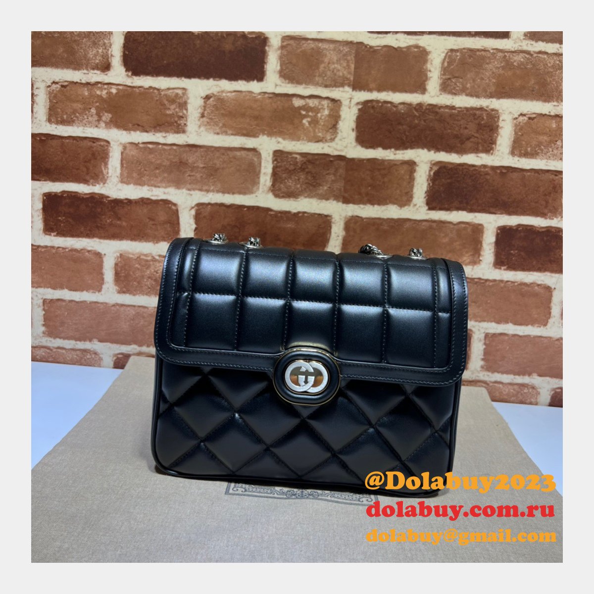 Gucci Designer Deco Chain Shoulder 740834 Replica Bag