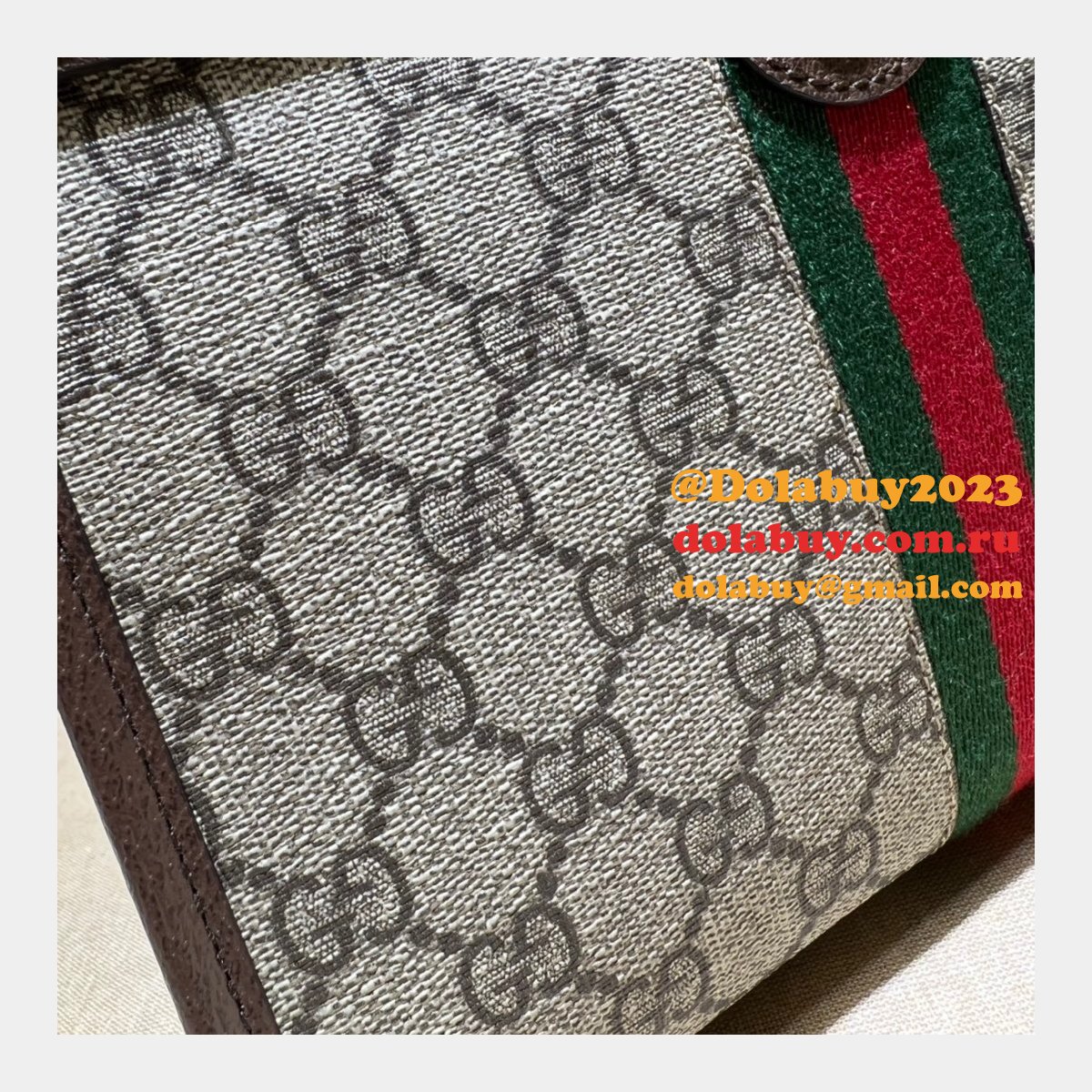 Gucci 1:1 replica 693724 Ophidia small tote with Web Top Handle Bag