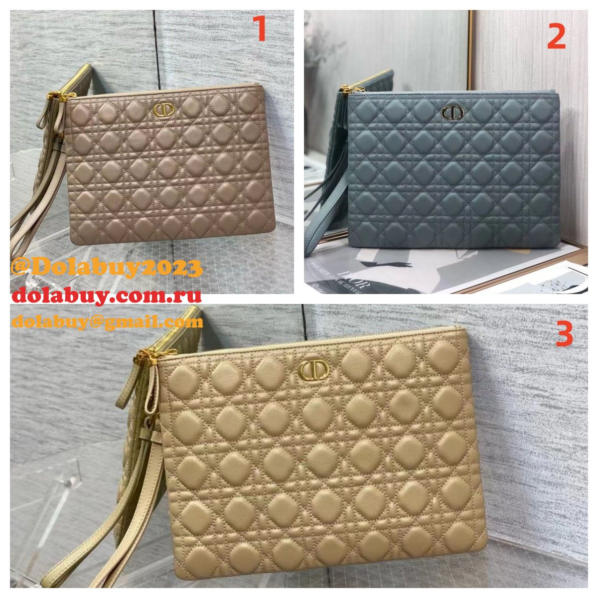 Wholesale Dior Caro Daily Clutch