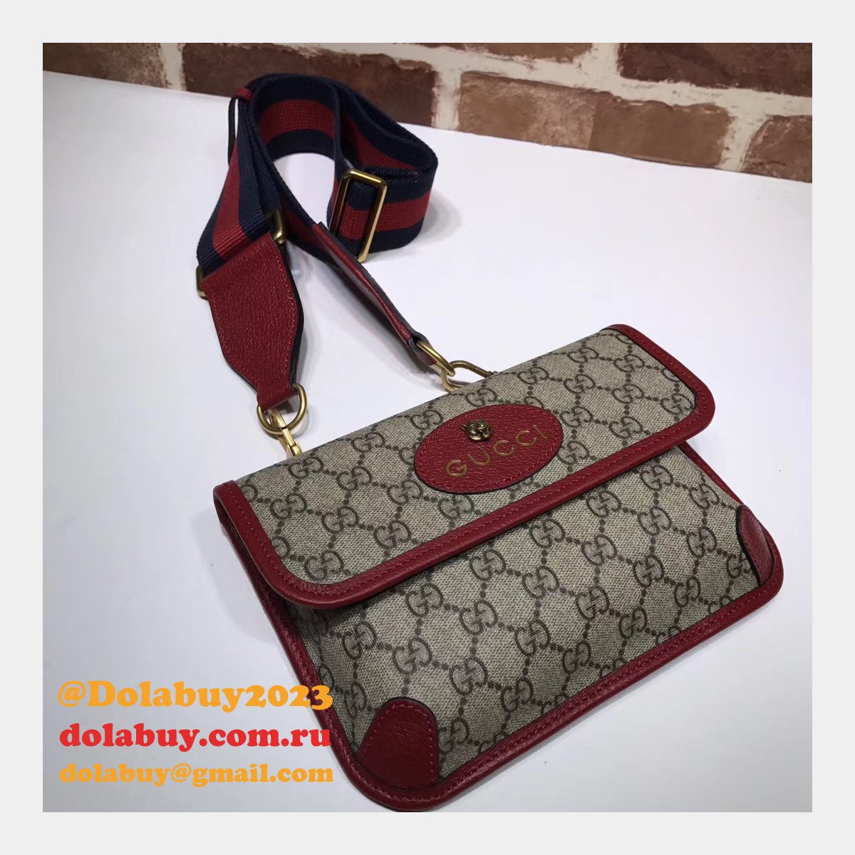 Replica Gucci GG Supreme Neo Vintage Messenger Bag