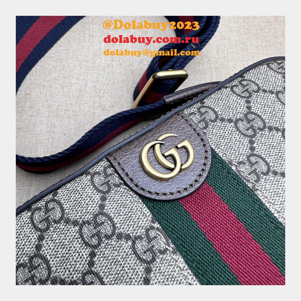 Ophidia GG Replica Gucci 752591 Shoulder Supreme Bag