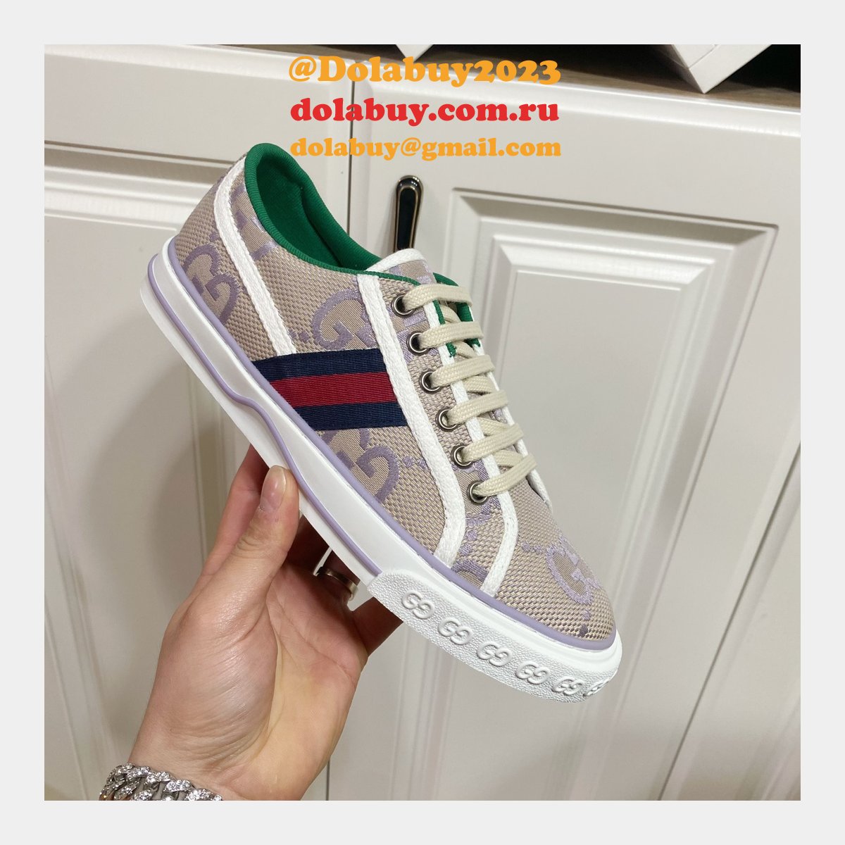 Buy Inspired Replica Gucci Canvas Designer Shoes
