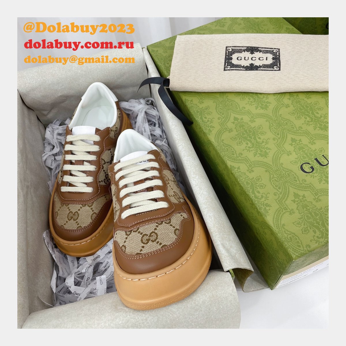 Gucci Replica GG Logo Shoes Online