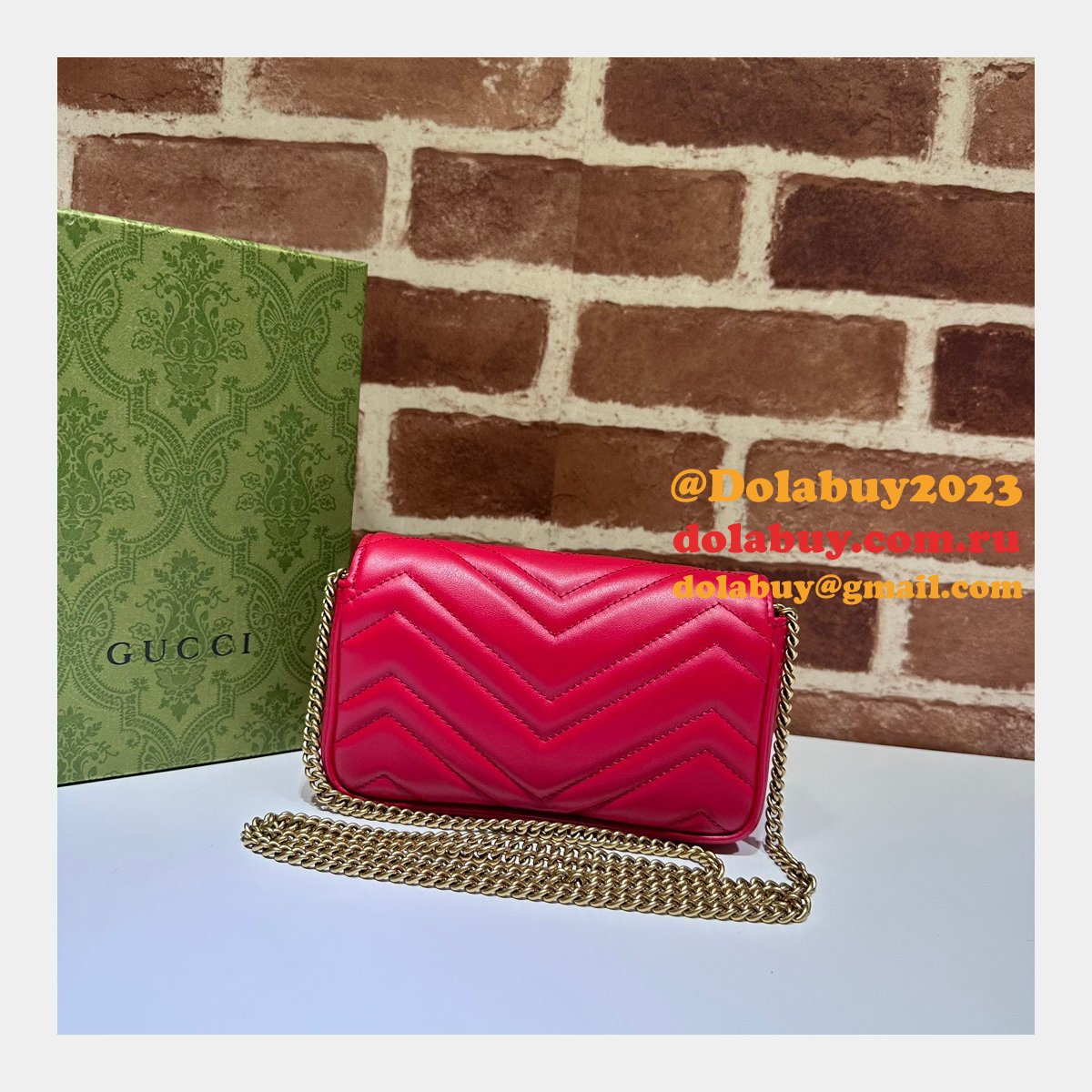 Gucci Replica GG Marmont Matelassé Super 476433 Perfect Bag