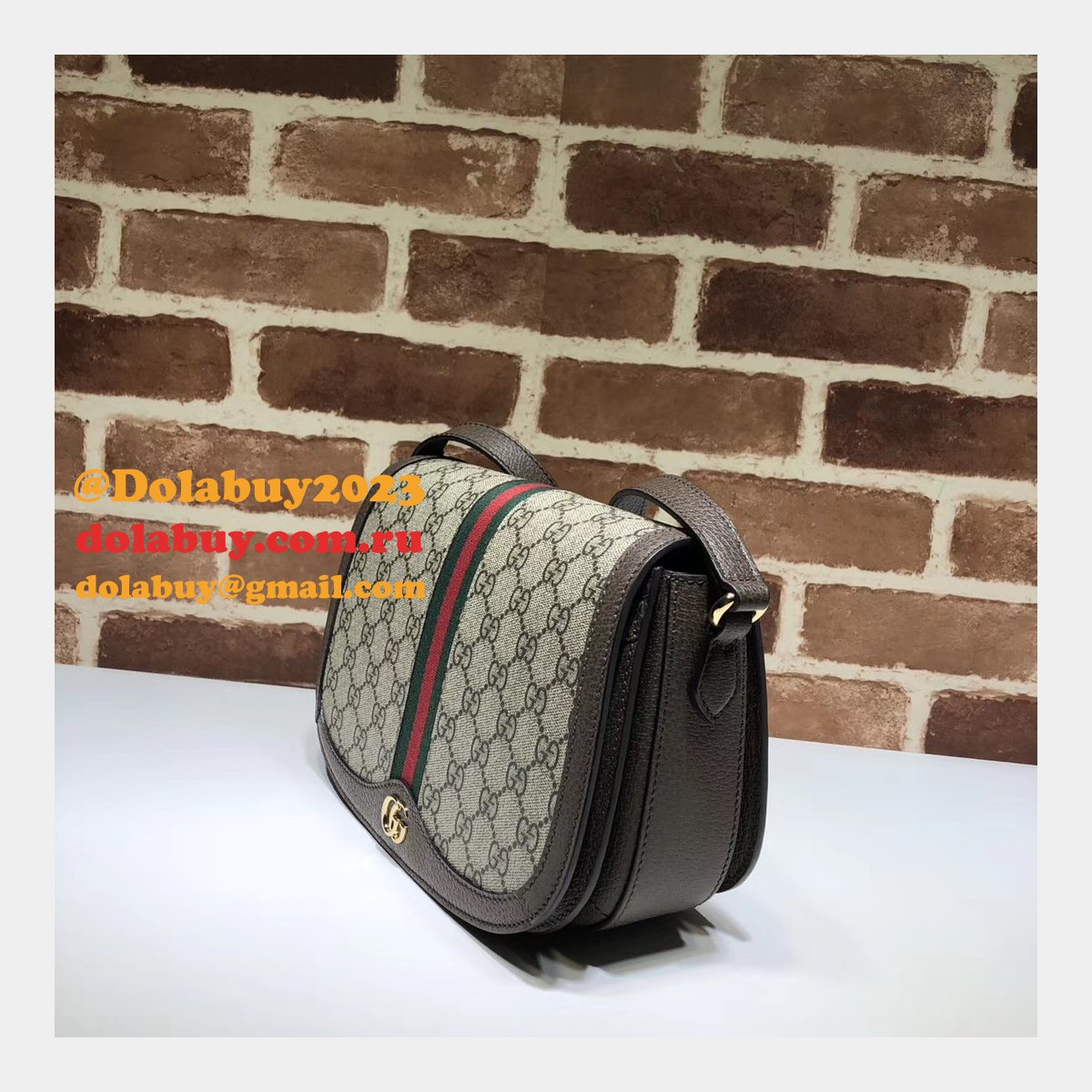 Gucci Replica 601044 GG Supreme Ophidia Small Shoulder Crossbody Bags for Women