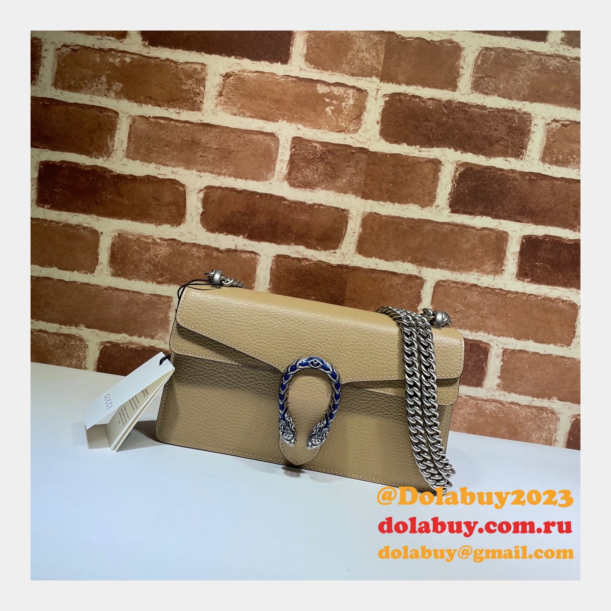 Gucci Luxury Dionysus GG 499623 Small Shoulder Replica Bag