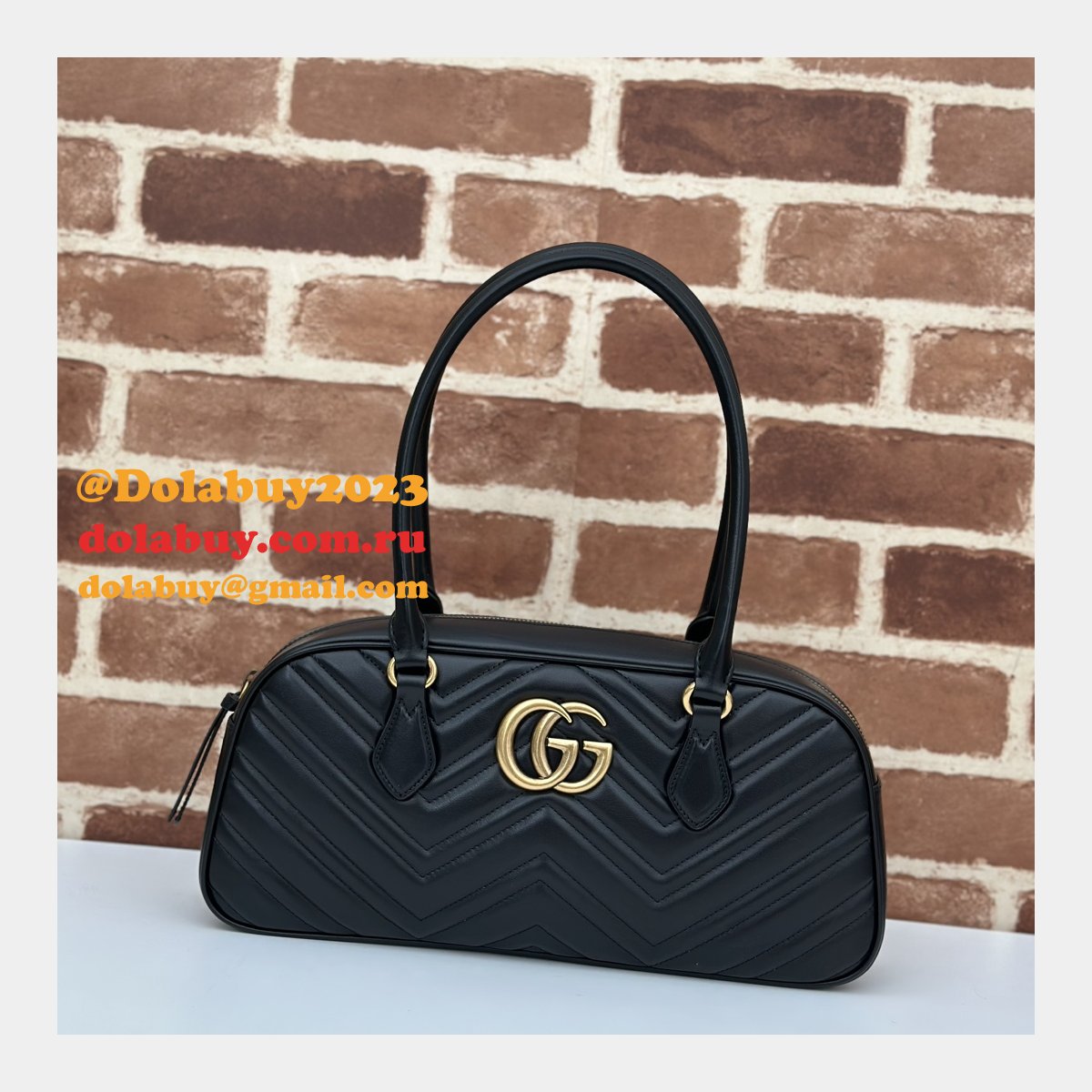 Designer 795218 GG Marmont Gucci Replica Top Handle Bag