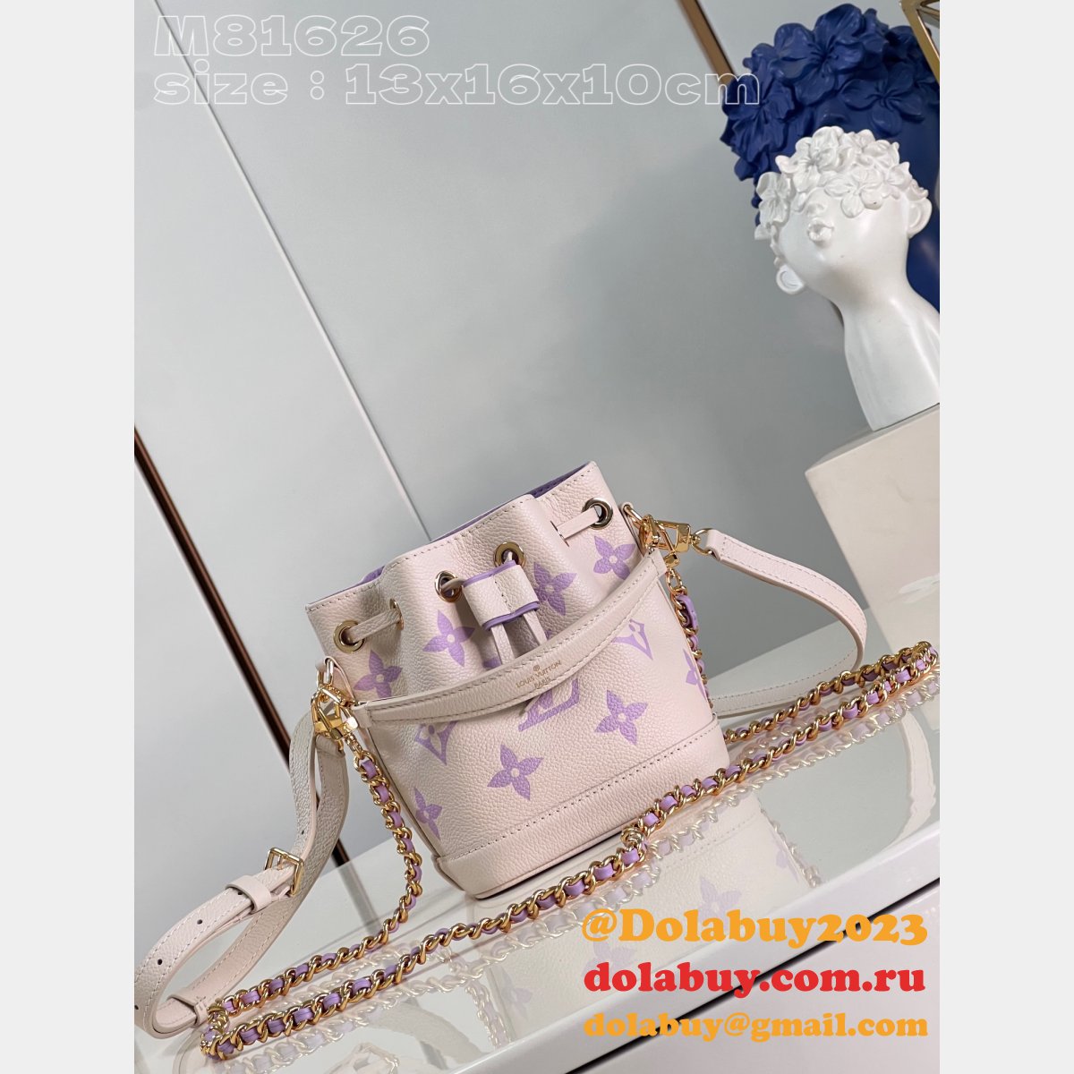 Shop Néonoé Replica Louis Vuitton M81626 1:1 Mirror Purple Bags