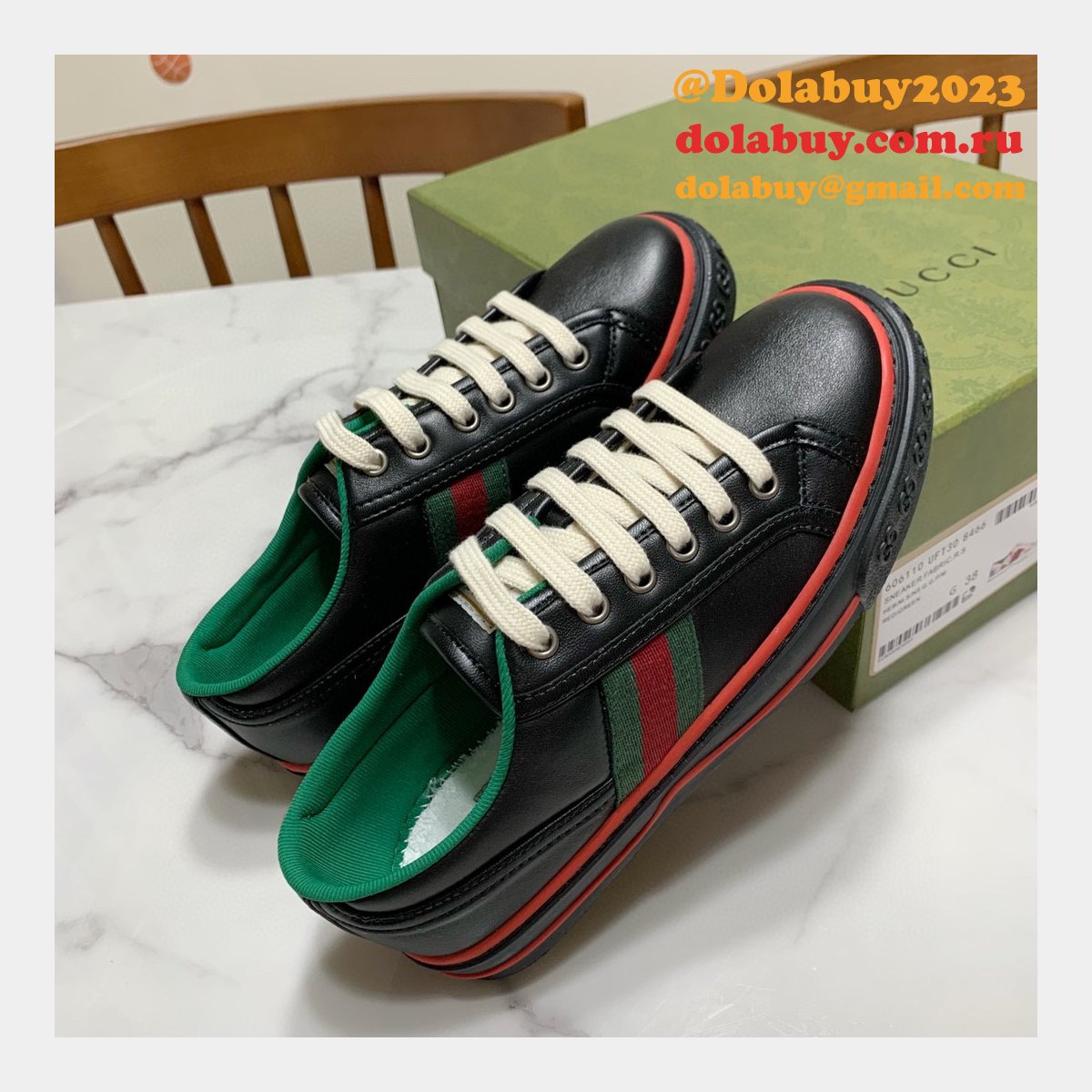 Gucci High Quality Replica GU7 1977 Canvas Perfect Shoes