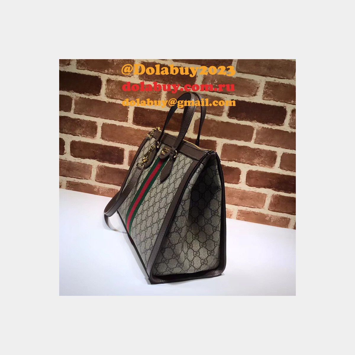 High Quality Gucci GG Supreme Ophidia Medium Tote 524537 Bag
