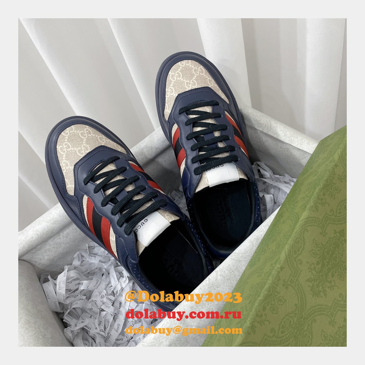 Buy Cheap Designer Replica GG Couple Platform Gucci Shoes