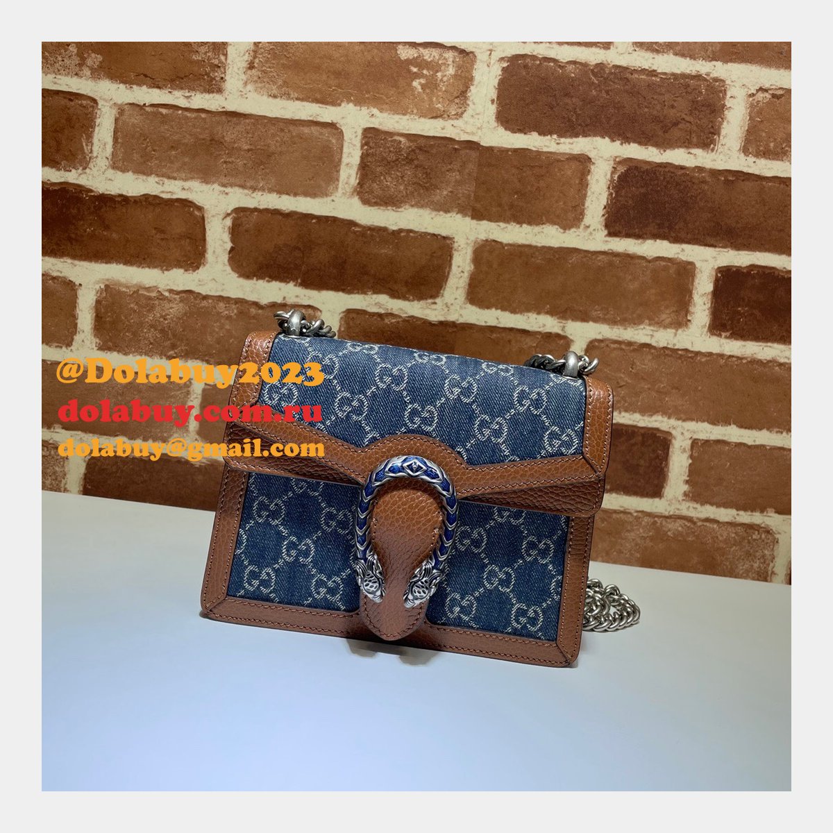 Gucci Outelet Dionysus GG Supreme mini 421970 replcia bag