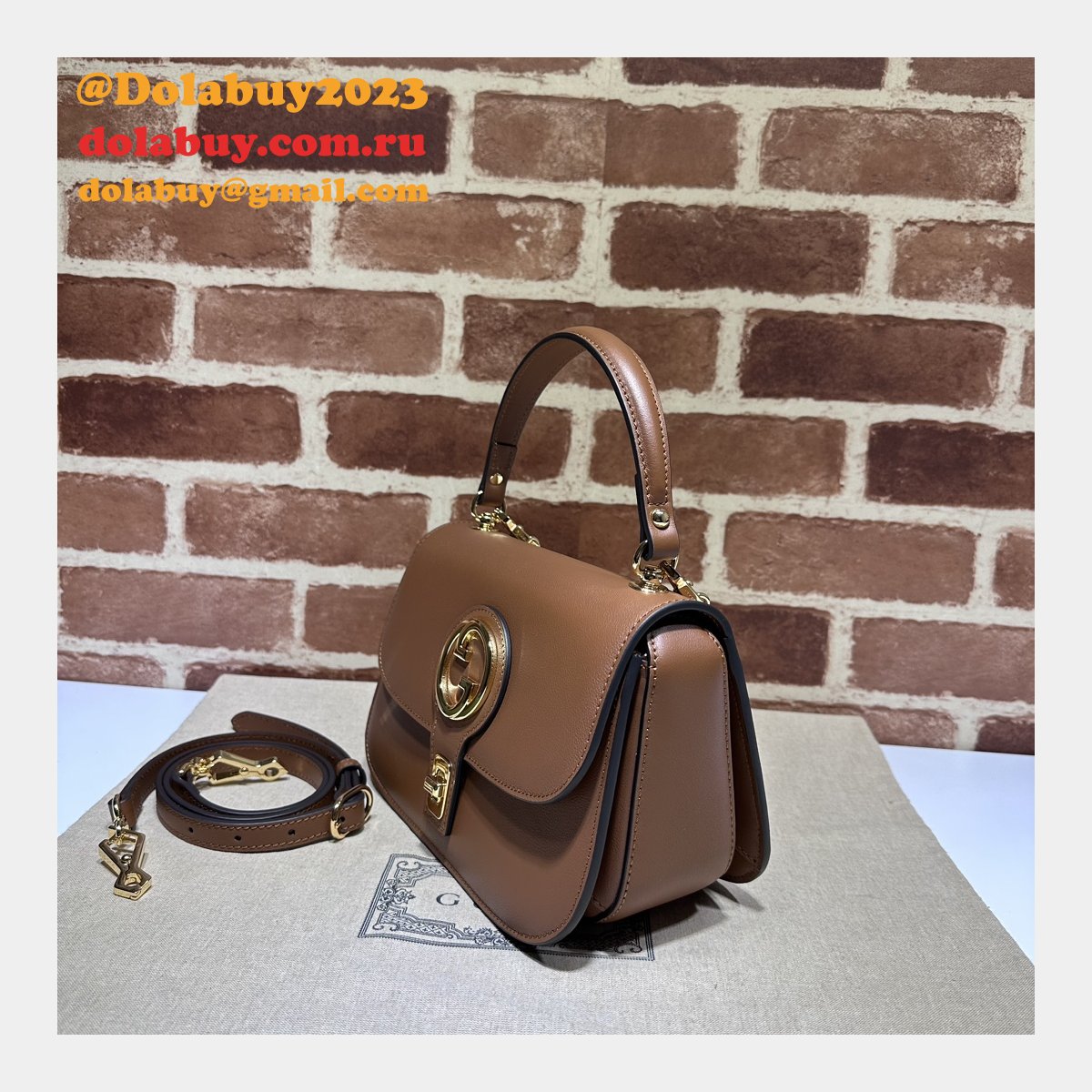 High Quality Gucci Blondie Top-handle 735101 Designer Bag