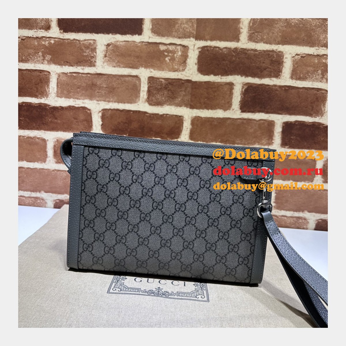 Inspired GUCCI REPLICA POUCHES 760243 Fashion